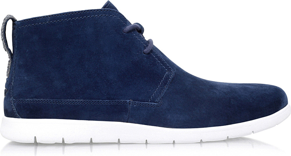 Lyst - Ugg Freamon Suede Chukka Boots in Blue for Men