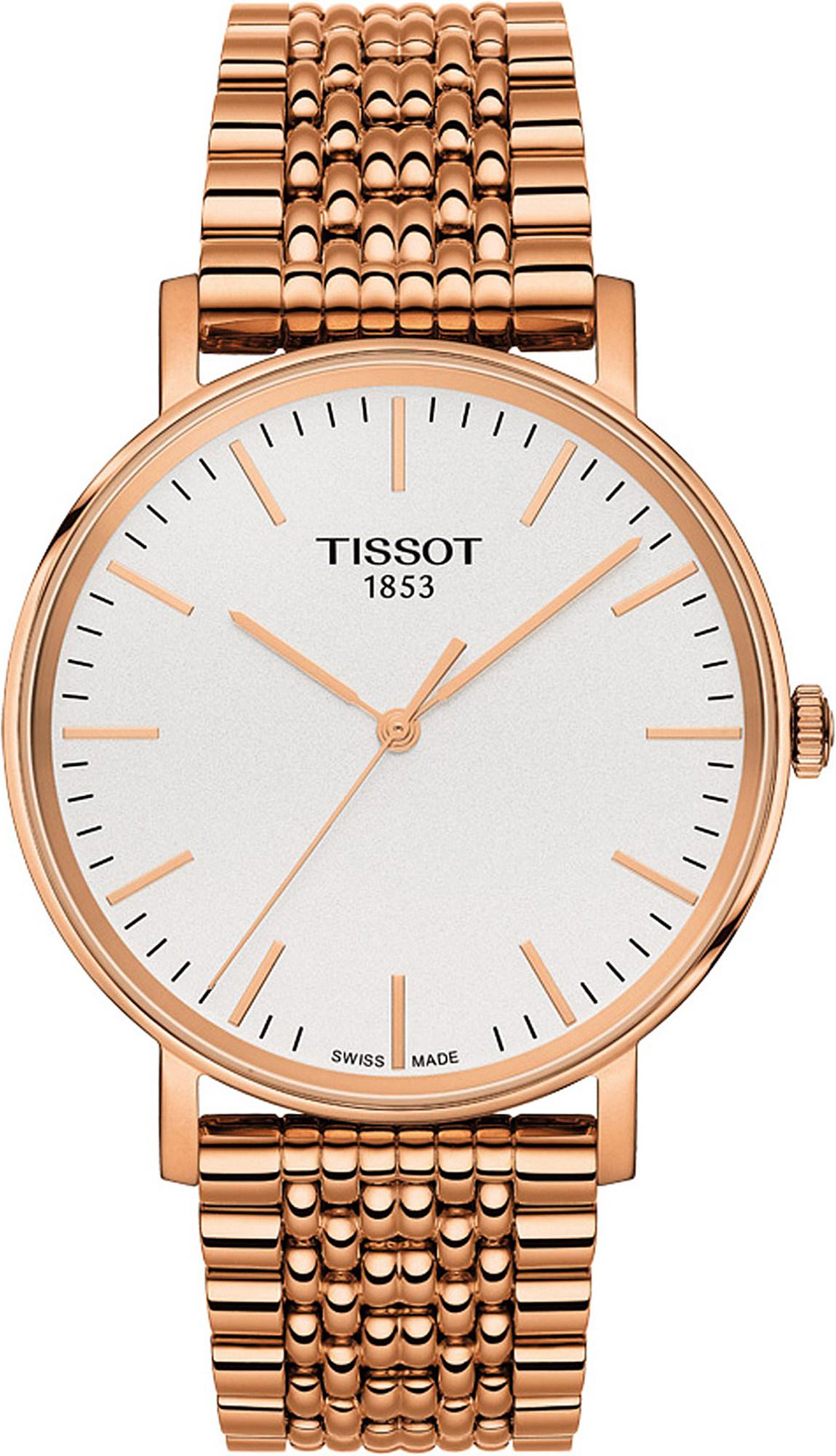 Lyst Tissot T109.410.33.031.00 Rose Goldplated Stainless Steel Watch