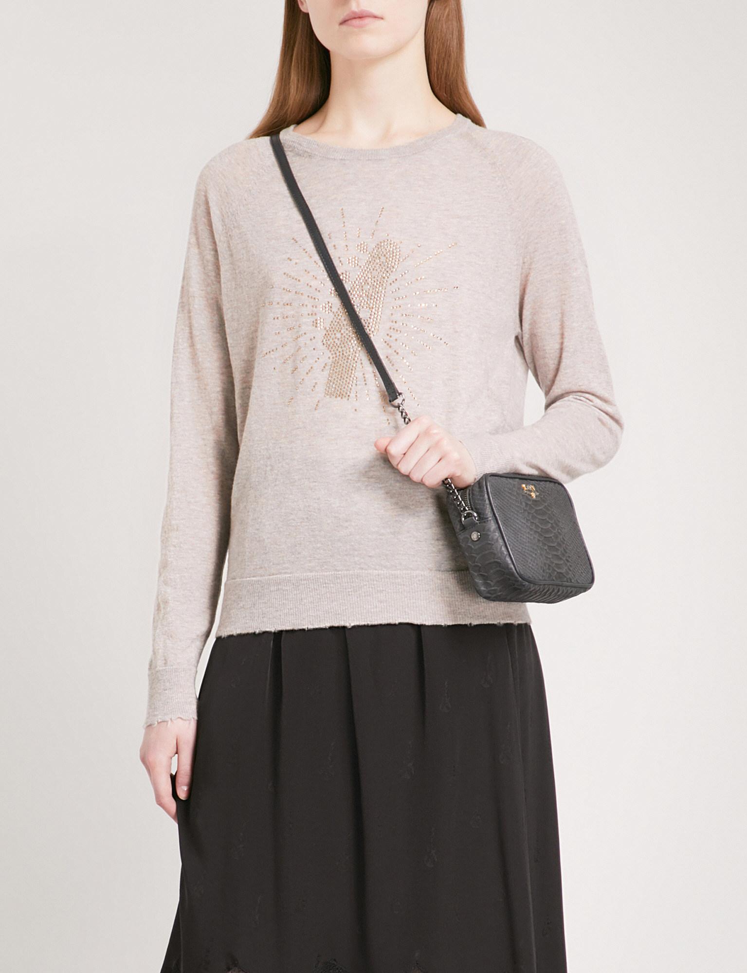 Lyst - Zadig & Voltaire Rime Cashmere Jumper