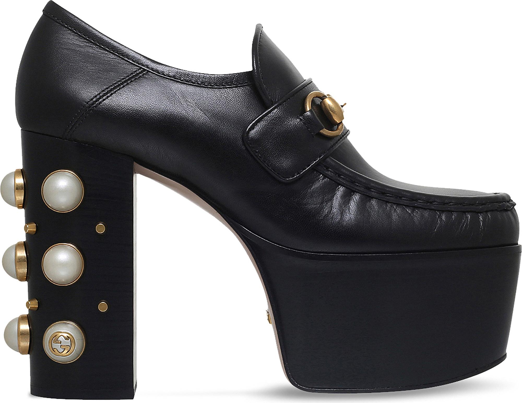 platform horsebit loafer