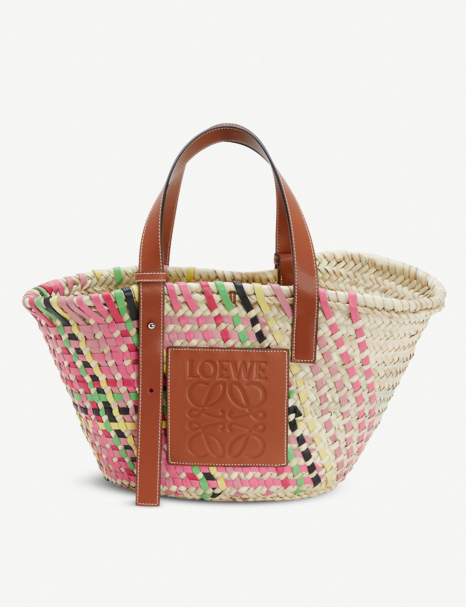Loewe Exclusive To Mytheresa – Leather-trimmed Basket Tote - Lyst