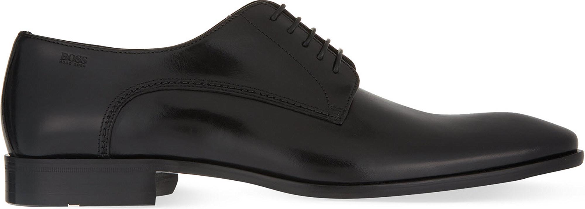 BOSS Hugo Nos Carmons Derby Shoes in Black for Men - Lyst