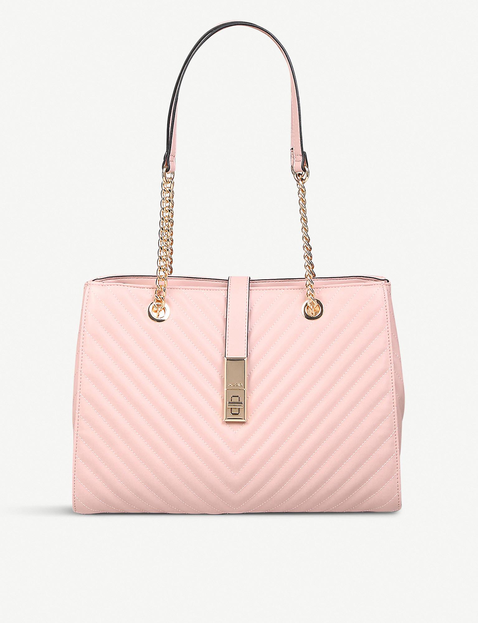 ALDO Oxdrift Faux-leather Tote in Pink - Lyst