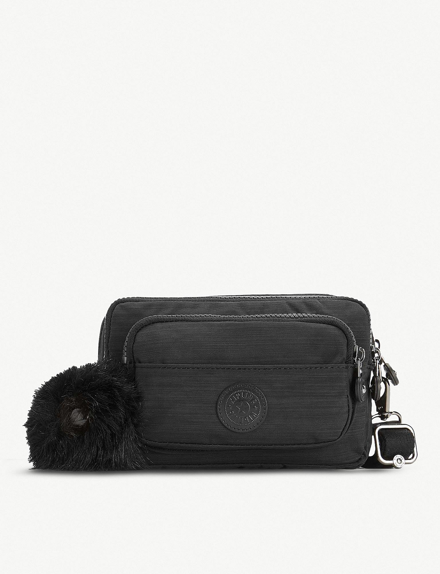 Lyst Kipling Multiple Nylon Bum Bag/shoulder Bag in Black