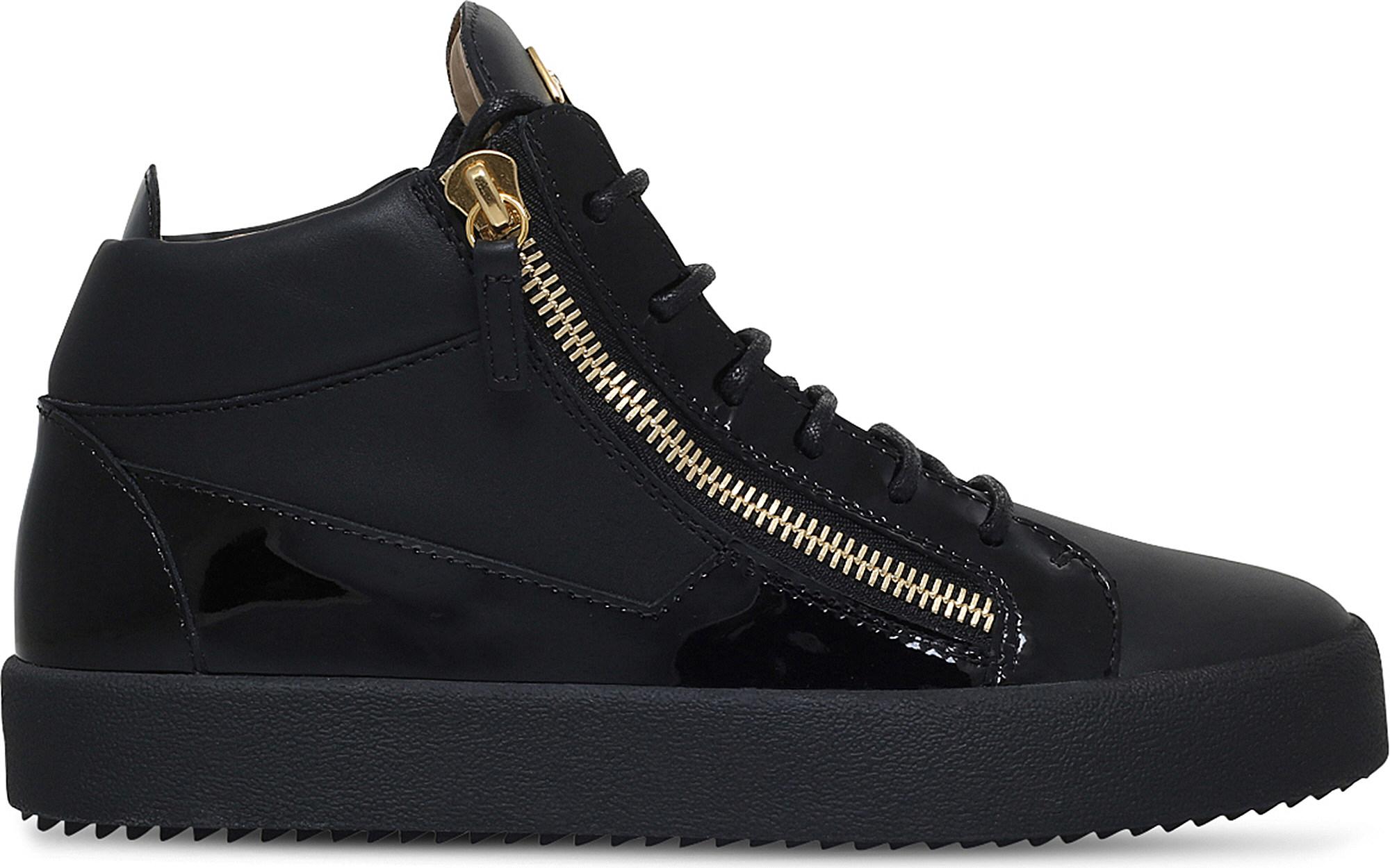 giuseppe zanotti patent trainers