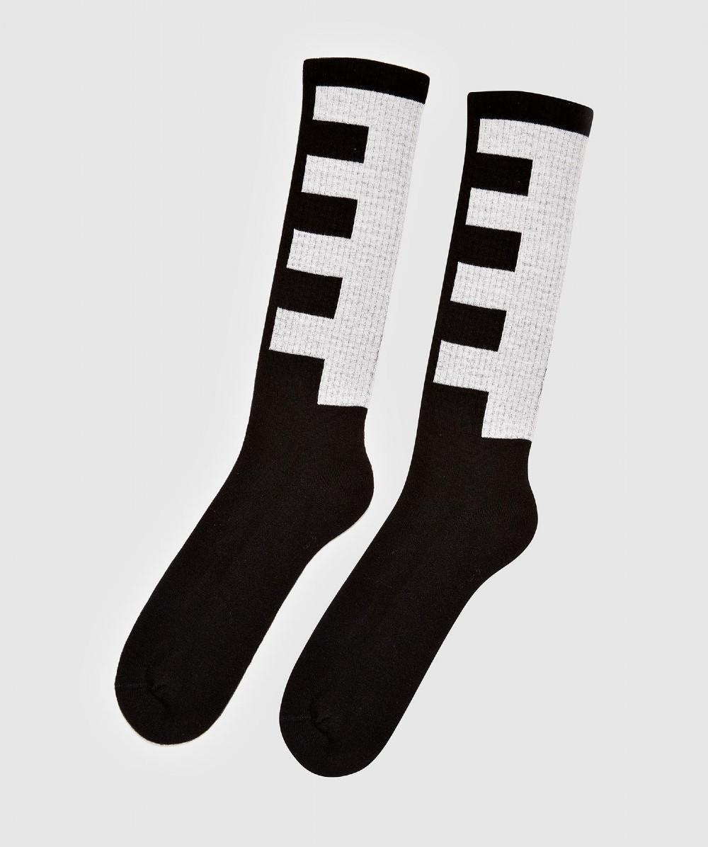 Rick Owens Striped Socks in Black for Men - Lyst