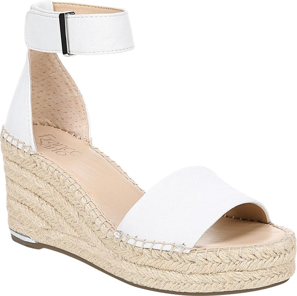 Lyst - Franco Sarto Clemens Ankle Strap Wedge Sandal in White