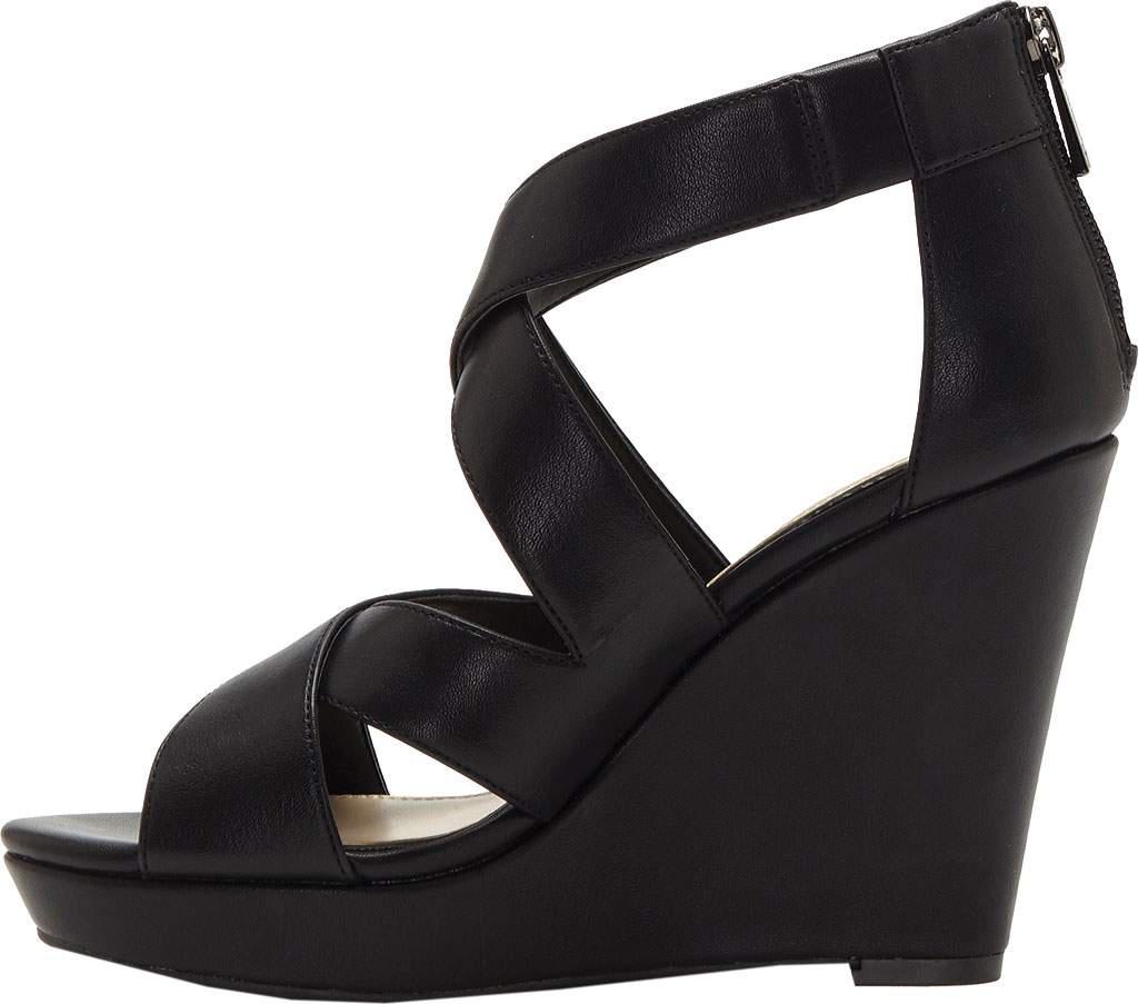 Jessica Simpson Jenay Leather Criss Cross Back Zip Platform Wedges in ...