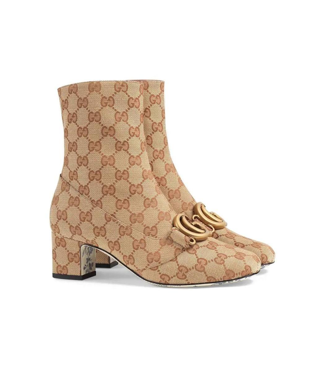 women gucci gg wool ankle