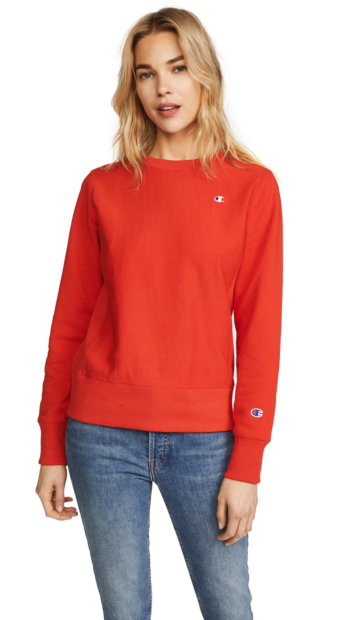 women's champion reverse weave sweatshirt