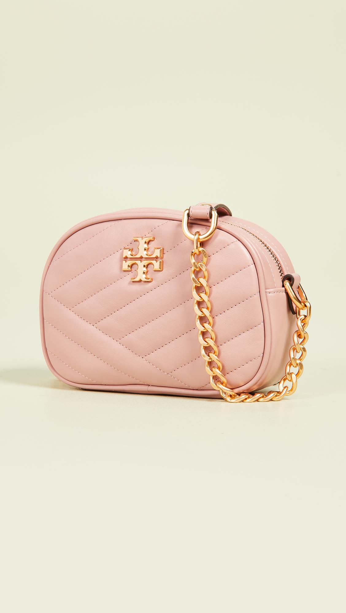 Tory Burch Kira Chevron Camera Bag in Pink - Lyst