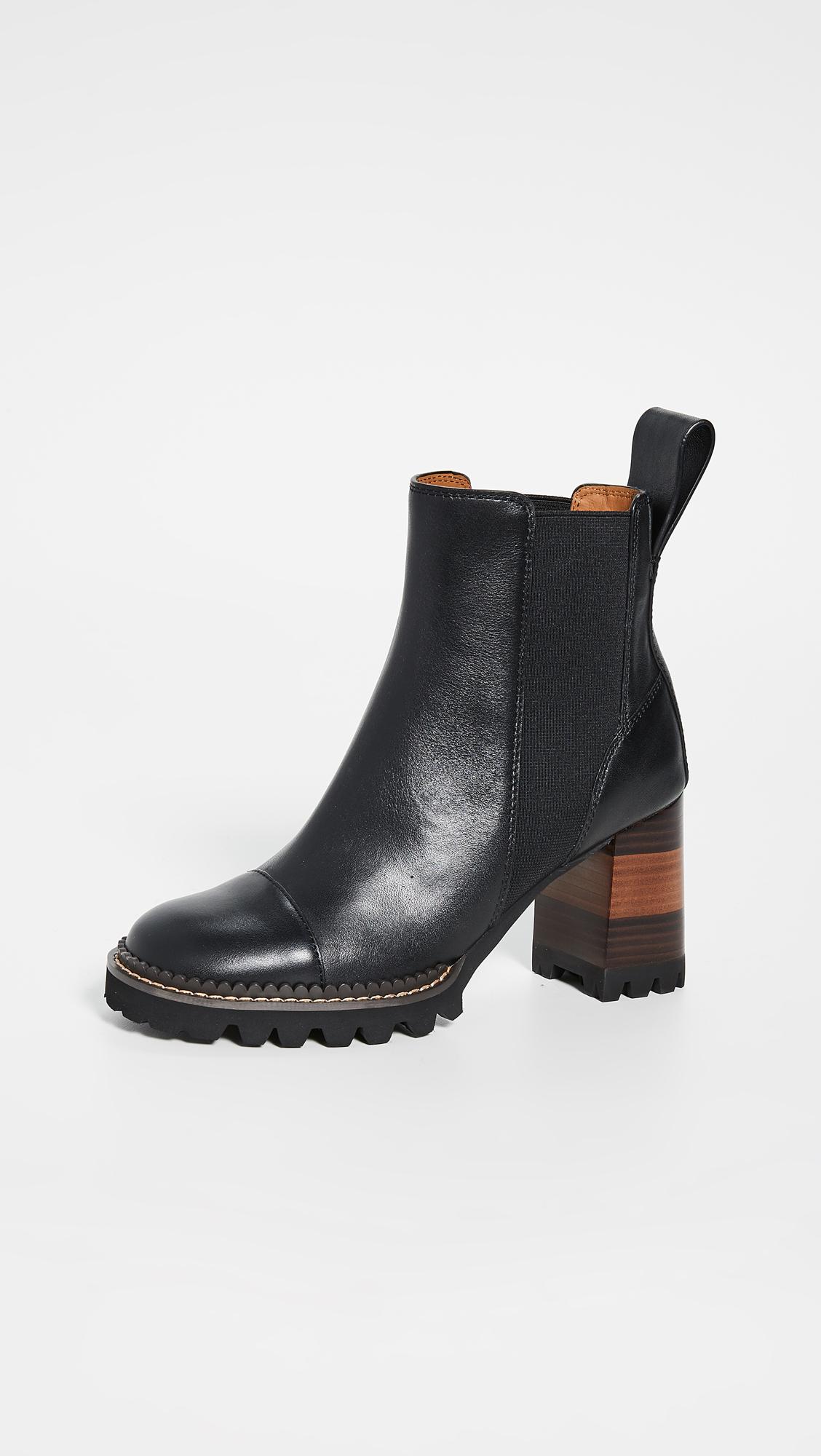 see by chloe chels mall lug sole boots