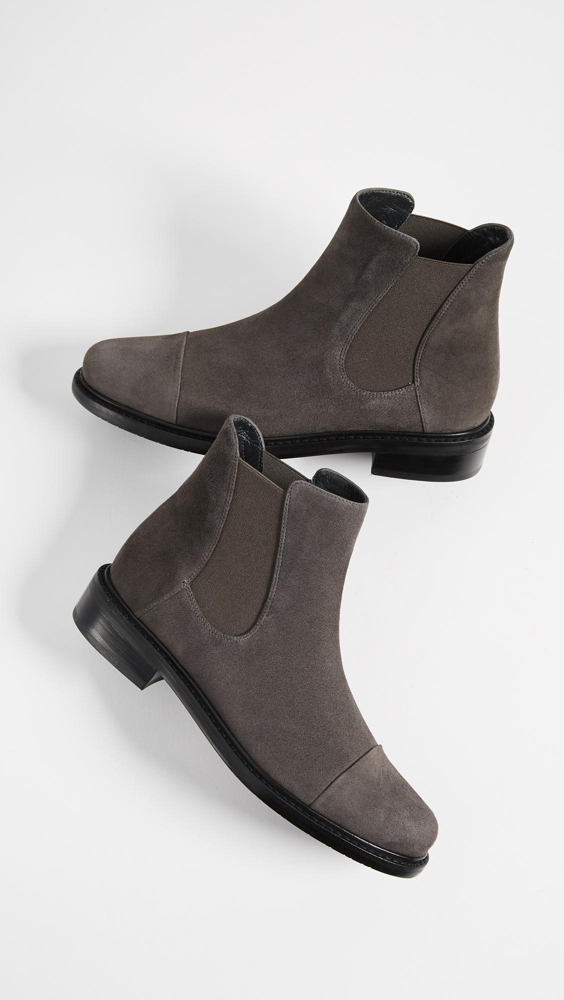 stuart weitzman laine suede chelsea boots