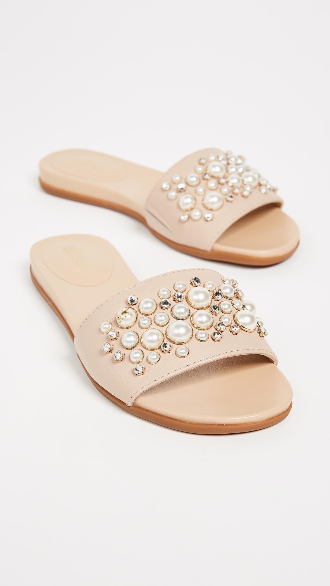 michael kors slides on sale