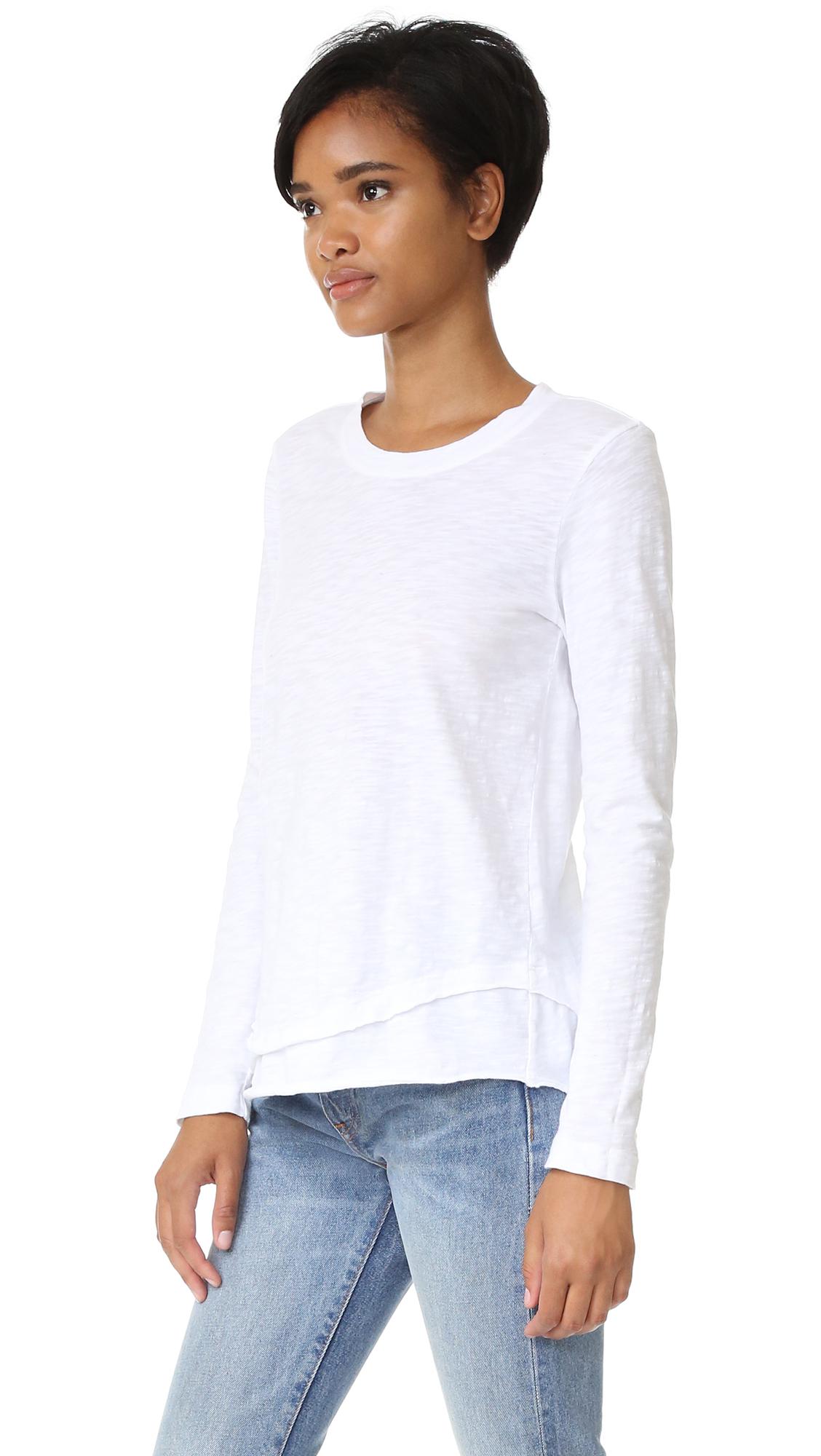 Download Lyst - Wilt Mock Layer Tee in White
