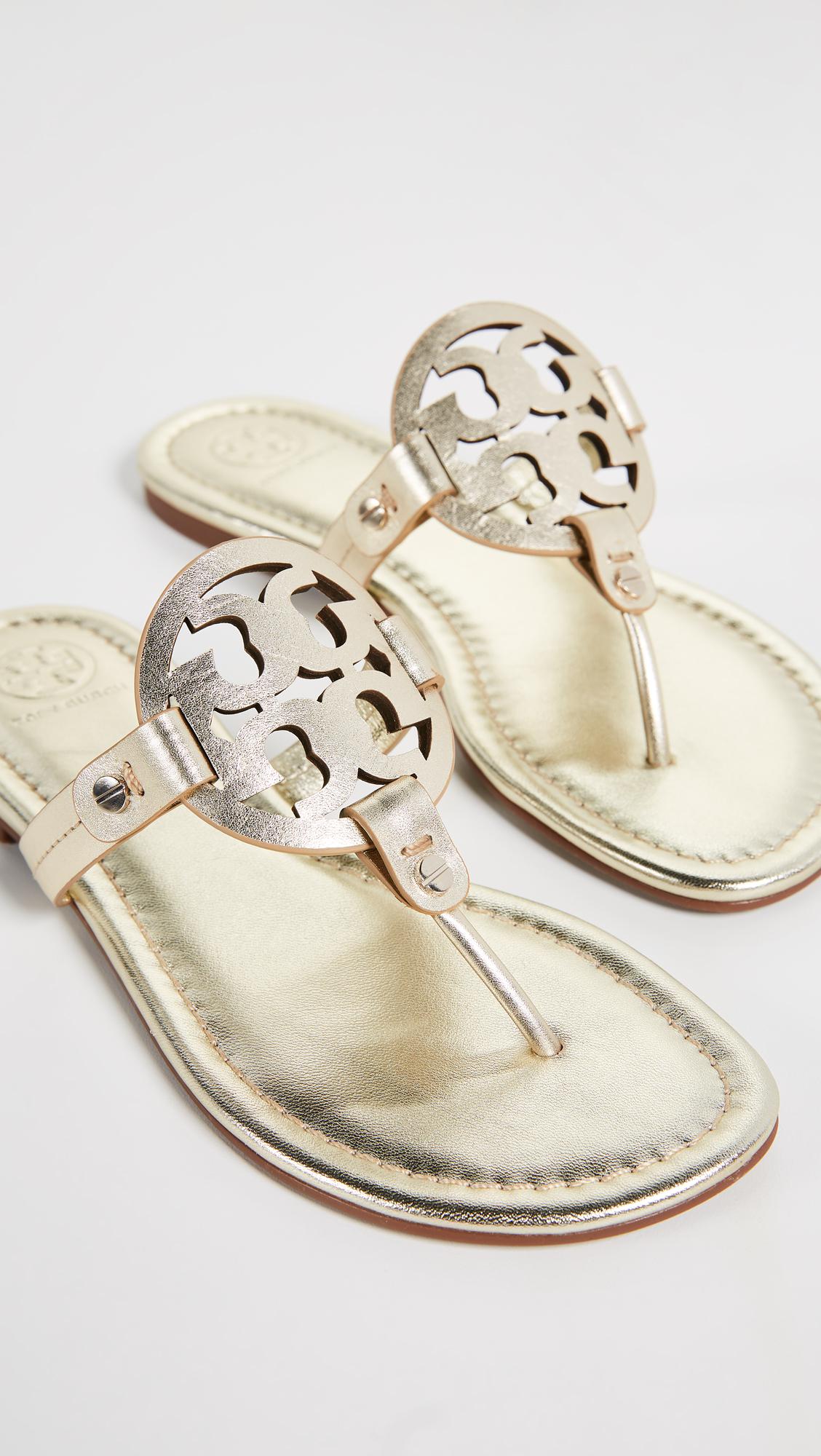 Lyst - Tory Burch Miller Thong Sandals - Save 15.021459227467815%