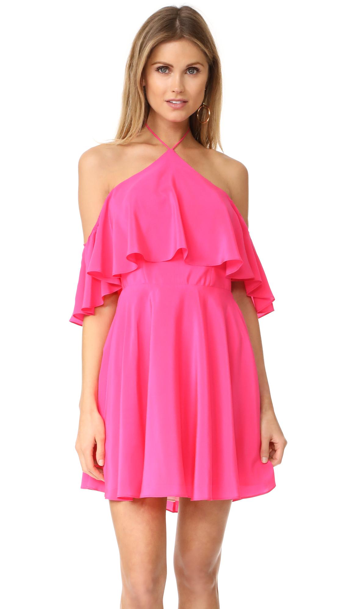 Amanda uprichard Baja Dress in Pink | Lyst