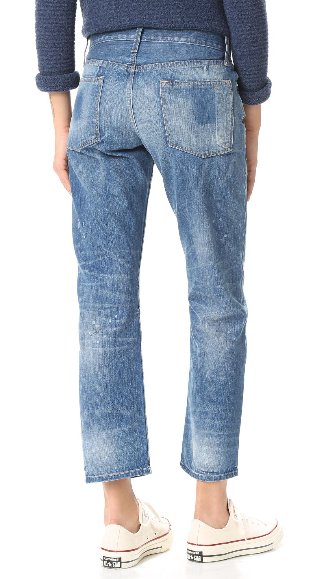 Current/elliott Cone Denim X The Crossover Jeans in Blue | Lyst