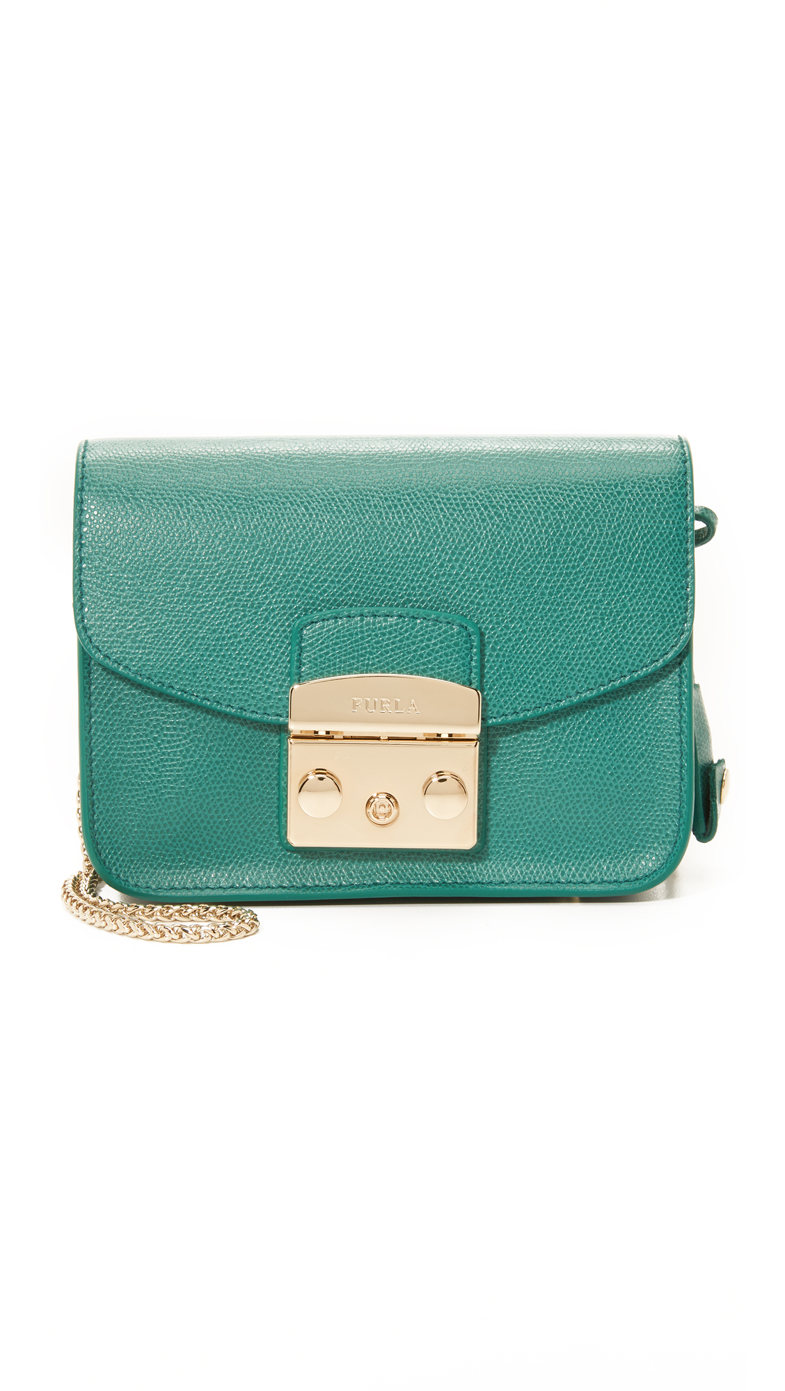 Lyst Furla Metropolis Mini Cross Body Bag in Green
