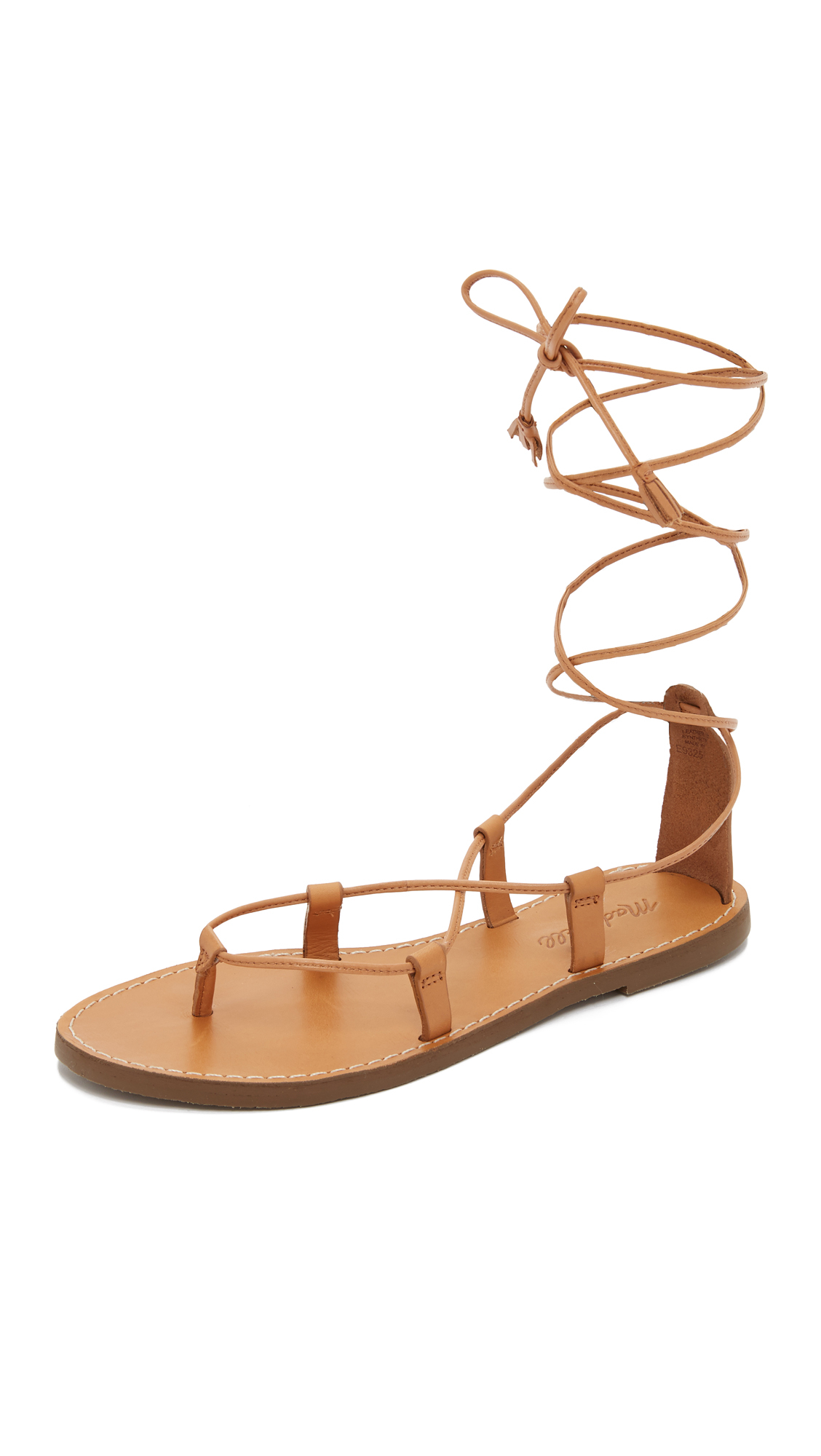 Madewell Kana Lace Up Gladiator Sandals in Brown | Lyst