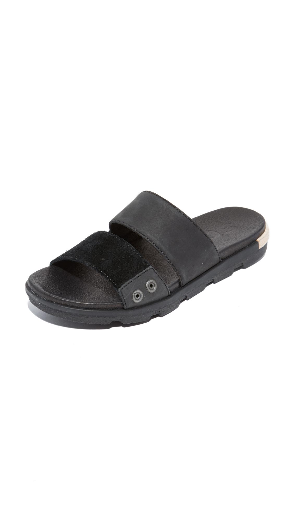 sorel gemma leather slide