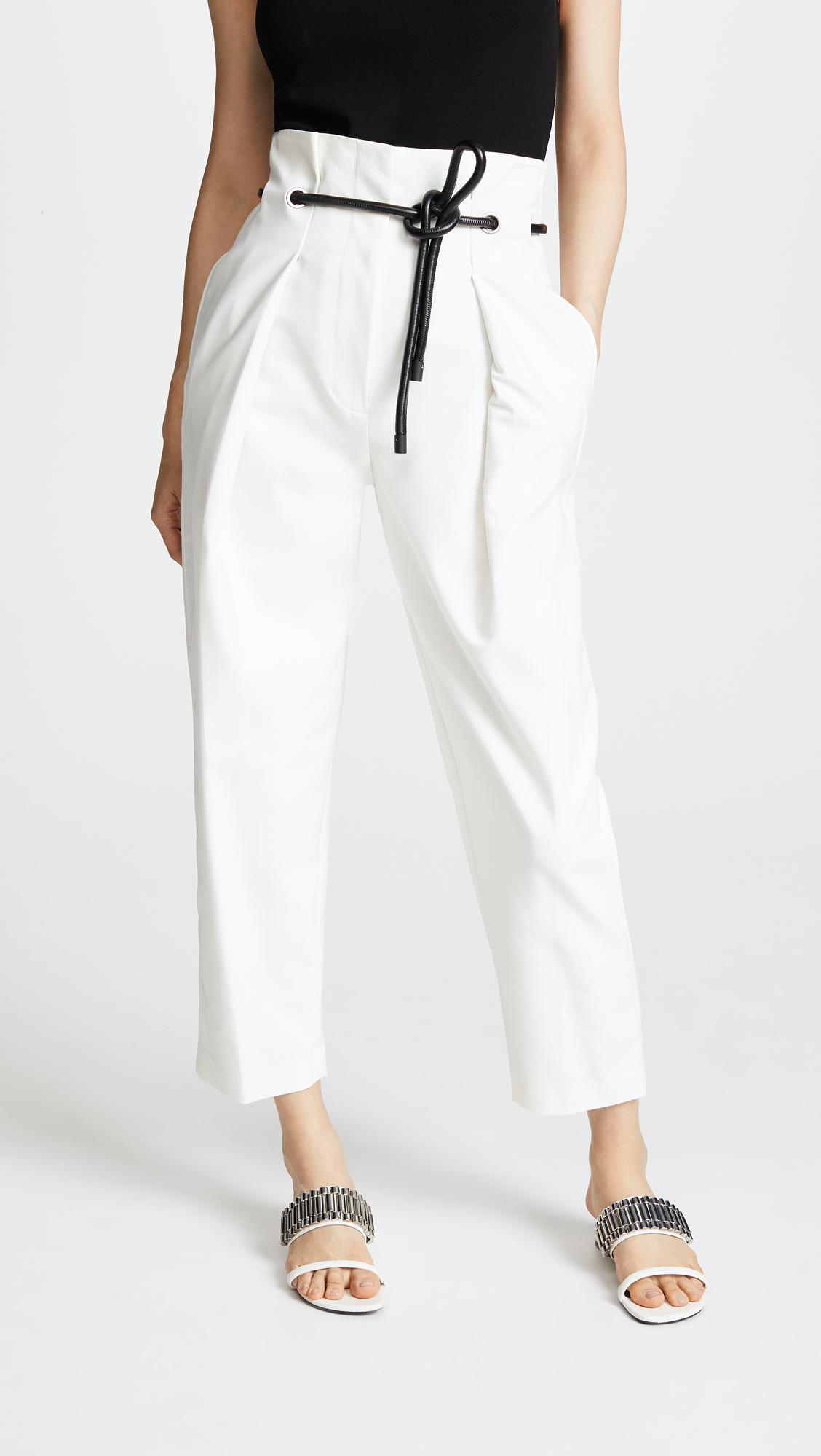 Lyst - 3.1 Phillip Lim Origami Pants in White