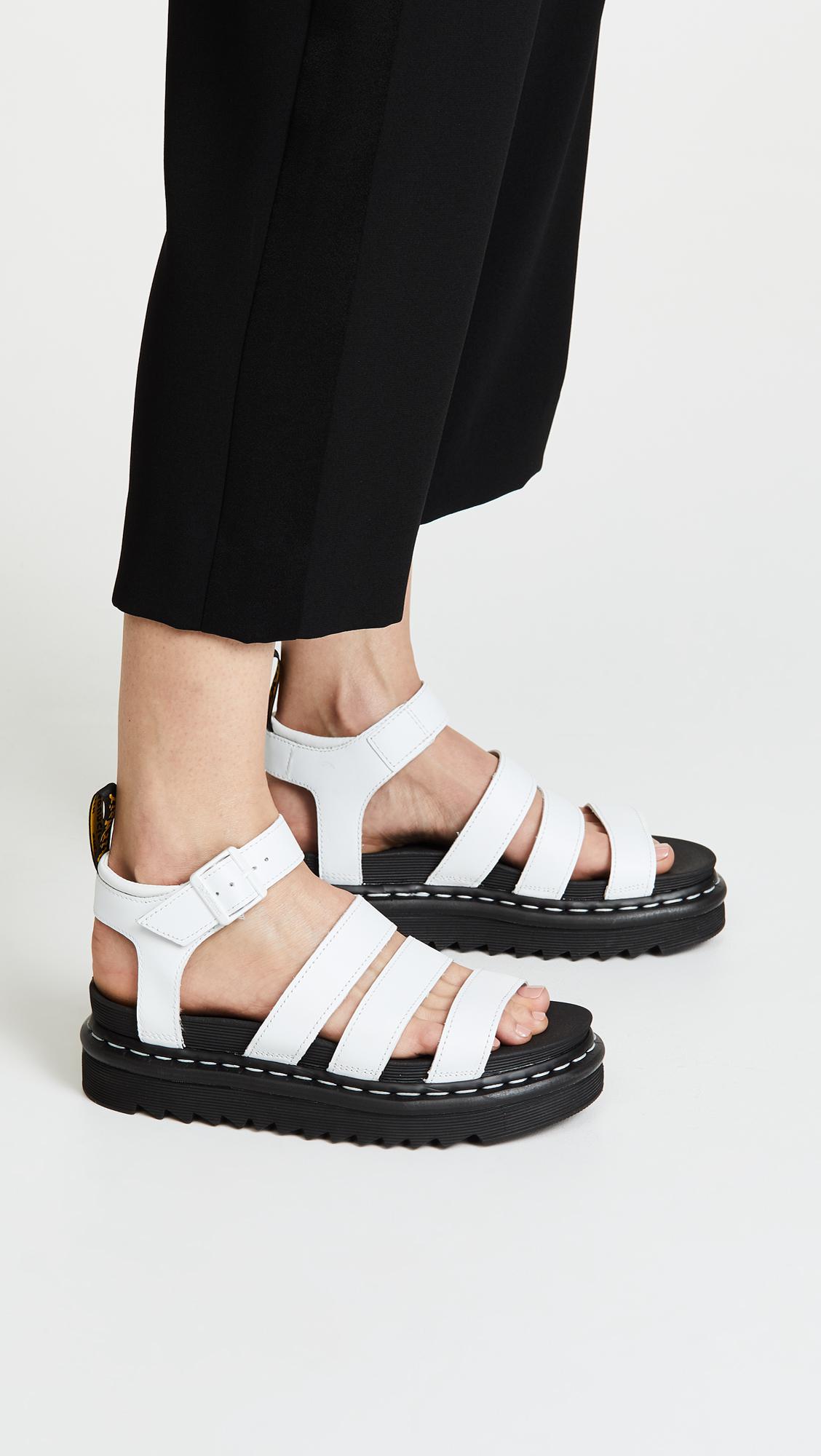 Lyst - Dr. Martens Blaire Adjustable Strap Sandals