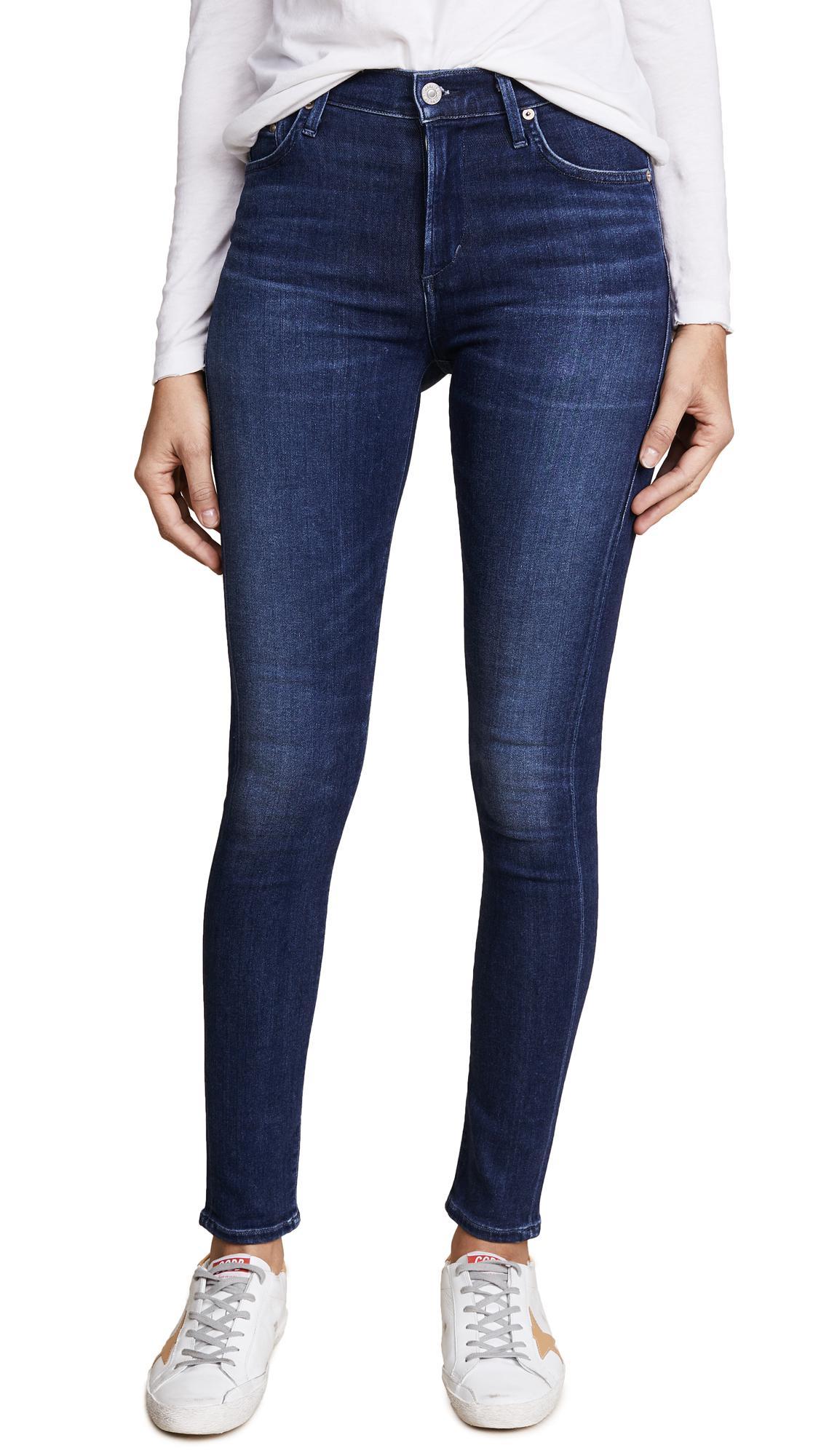 Lyst - Citizens Of Humanity Rocket Sculpt High Rise Skinny Jeans in Blue