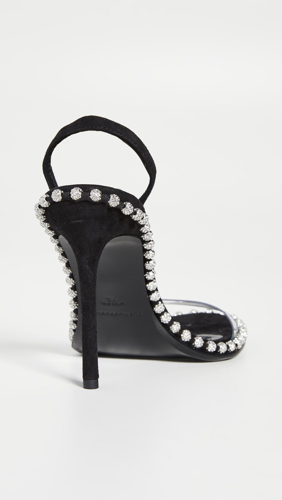 alexander wang crystal sandals