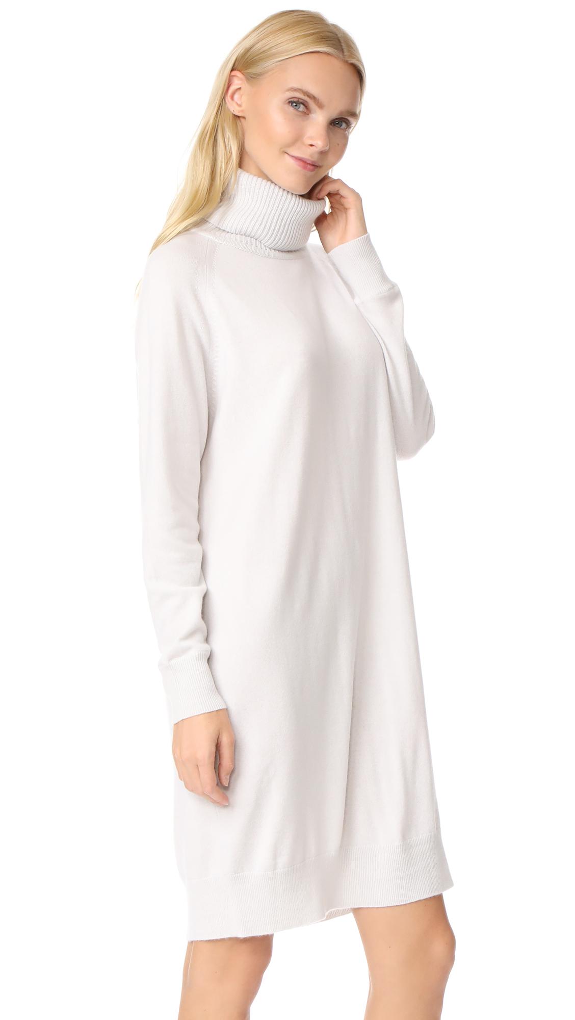 Lyst - Tse Mock Neck Tunic Dress in White