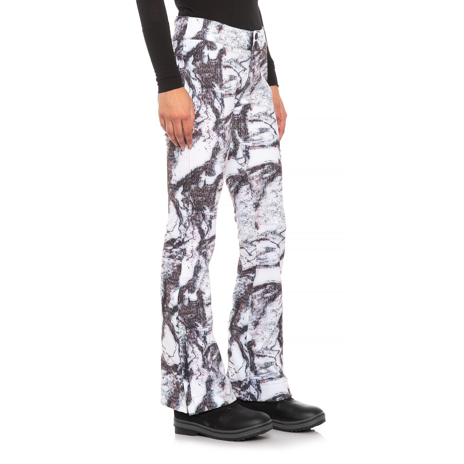 womens printed ski pants