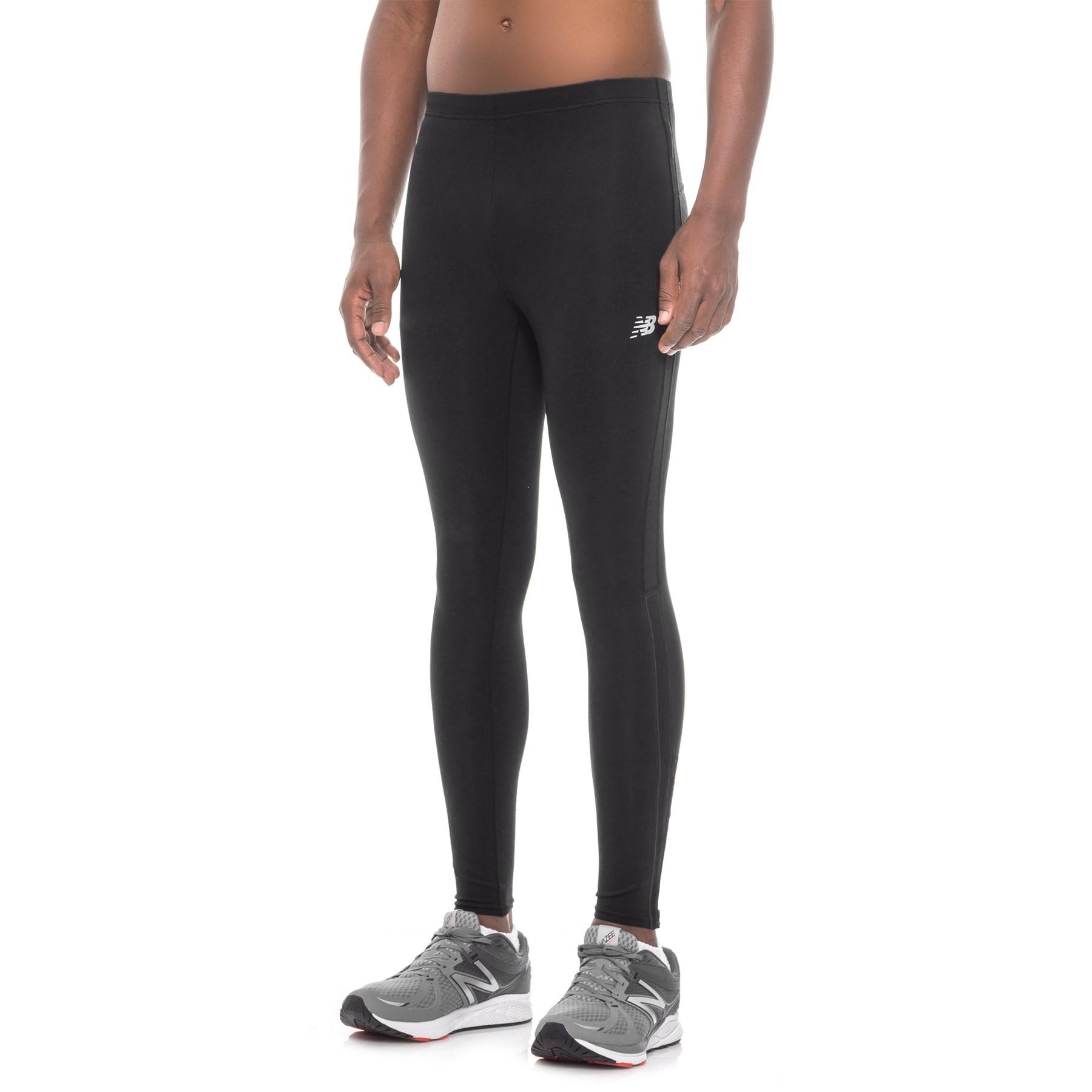 New Balance Running Tights Mens - Men's Running Tights & Athletic Pants - New Balance - The moderately compressive fit will provide support and proper range of motion to your hard working muscles, while flatlock seams create a comfortable, chafe free experience.