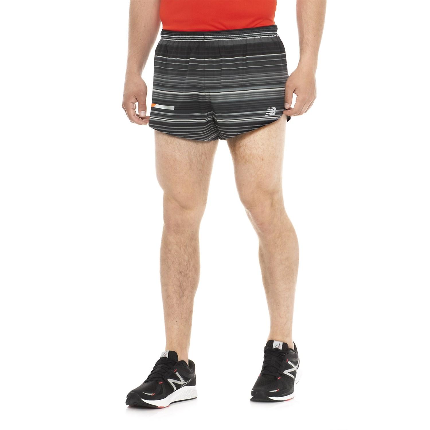 New Balance Print Impact Shorts in Black for Men Lyst