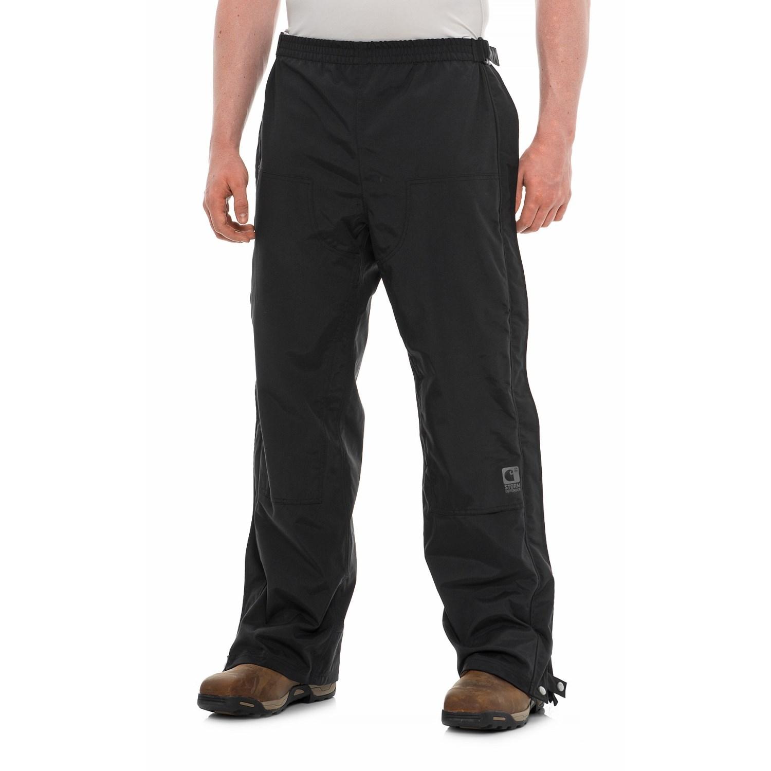 Carhartt Synthetic B216 Work Rain Pants in Black for Men - Lyst