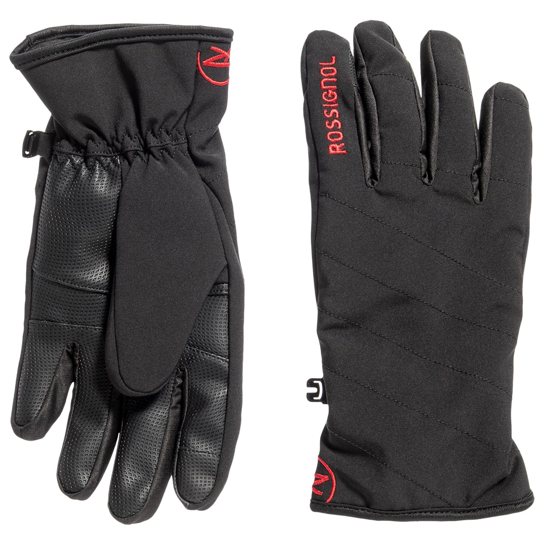 Rossignol Soft Shell Digital Touch Gloves in Black - Lyst