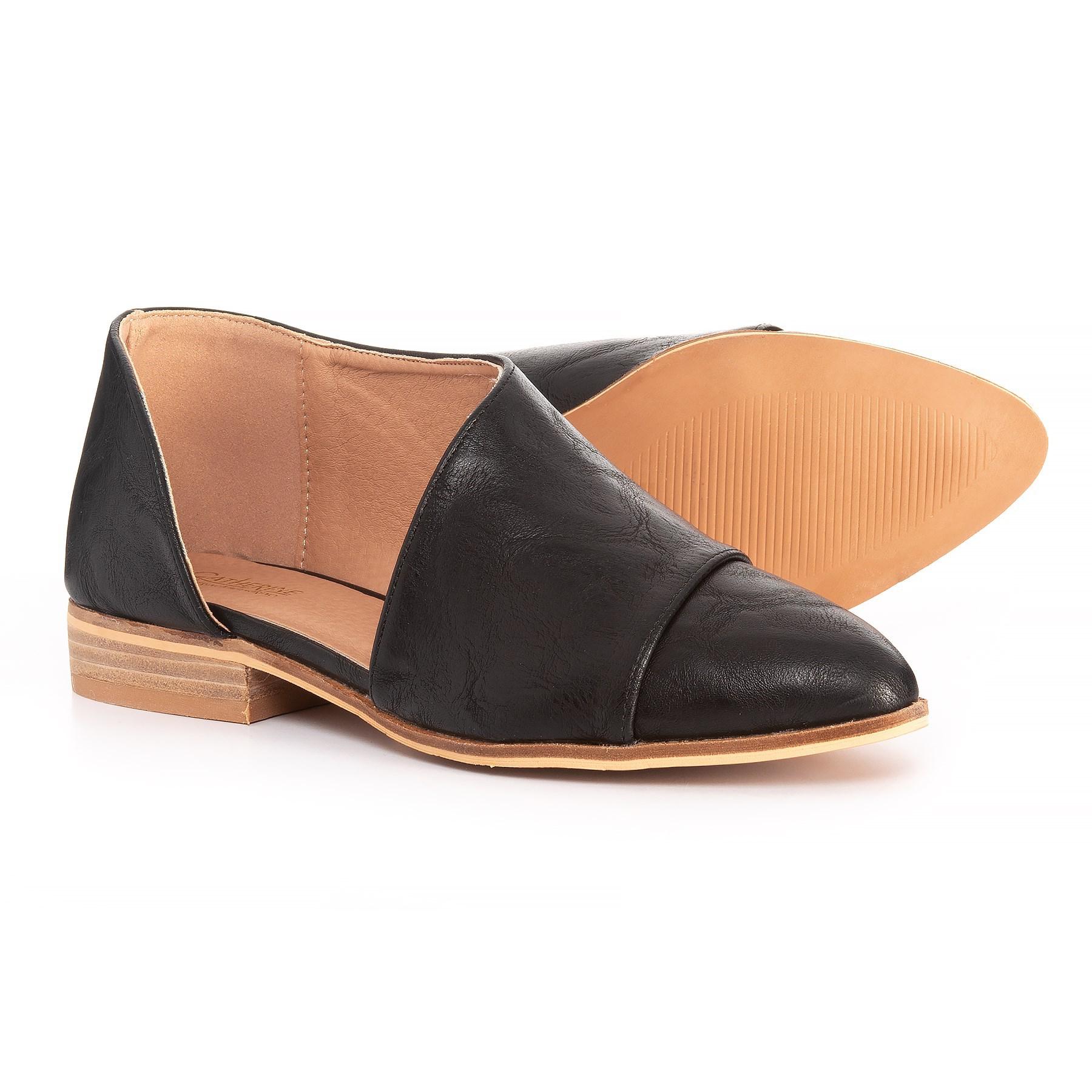 Catherine Malandrino Asymmetrical Opensided Shoes in