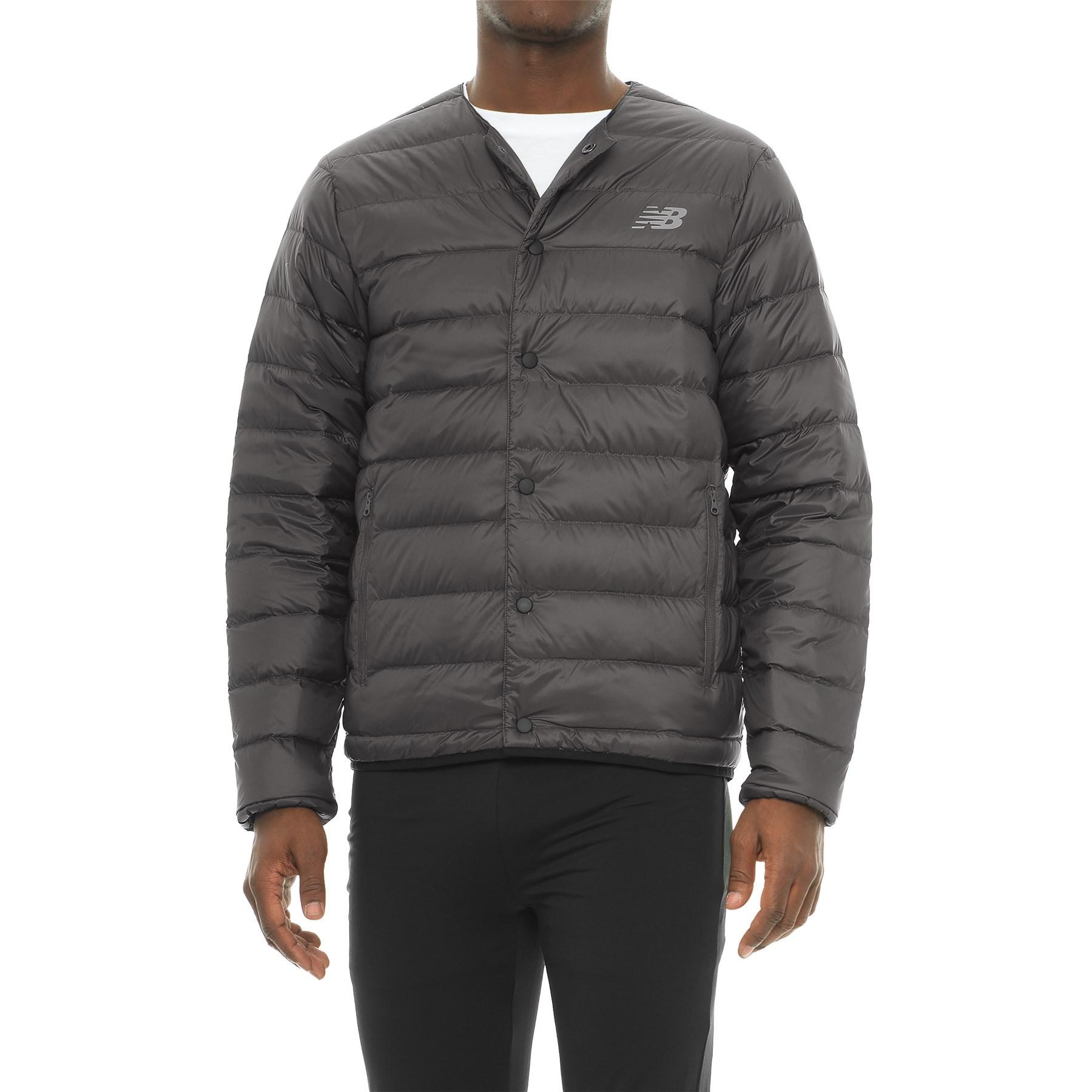 Lyst - New Balance 247 Luxe Snap Down Jacket in Black for Men