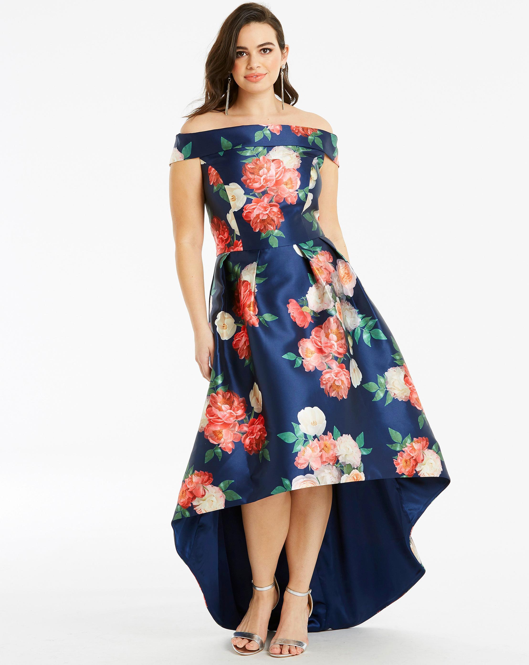 chi chi london off the shoulder dress