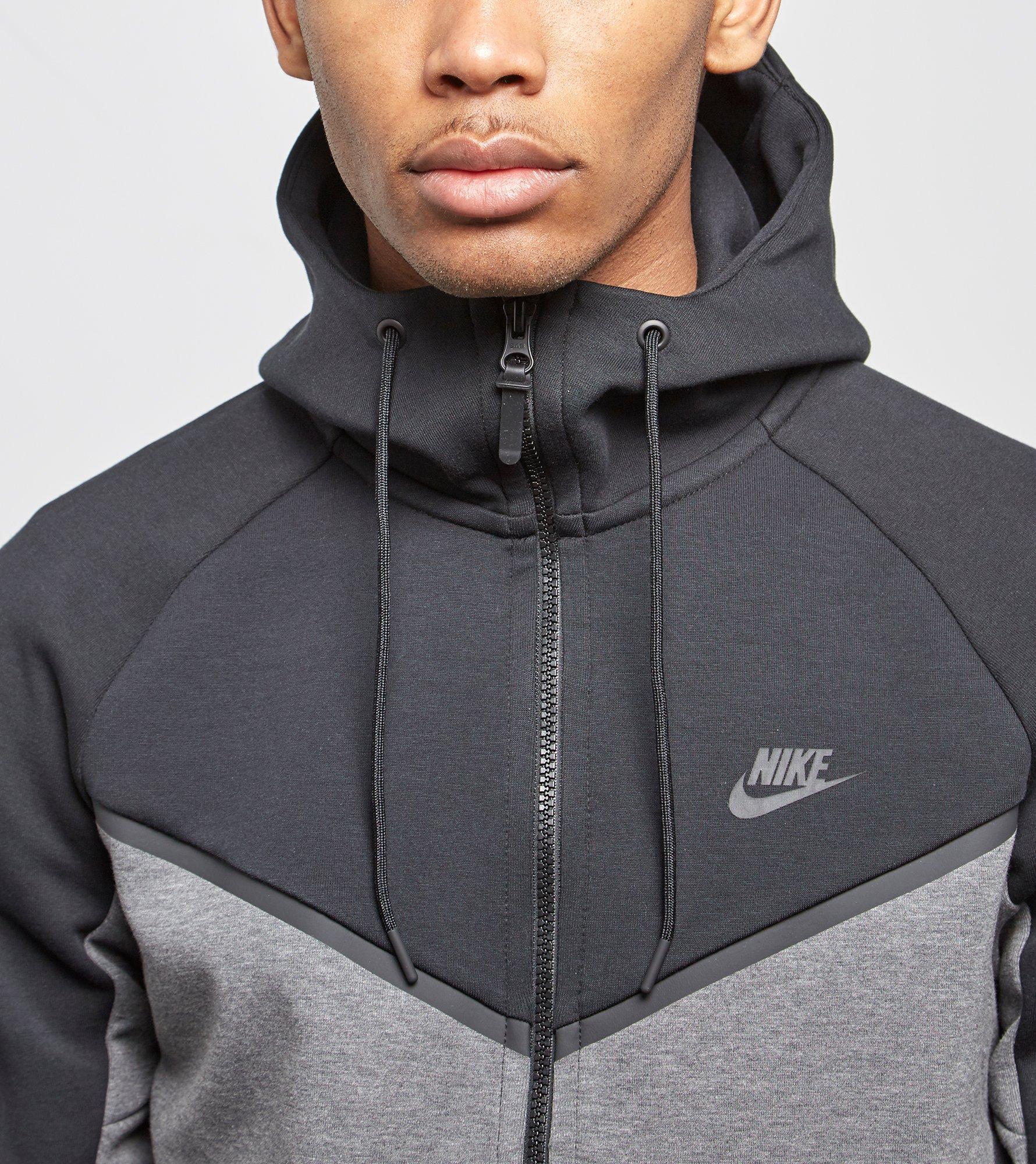 Lyst - Nike Tech Fleece Windrunner Full Zip Hoodie in Gray for Men