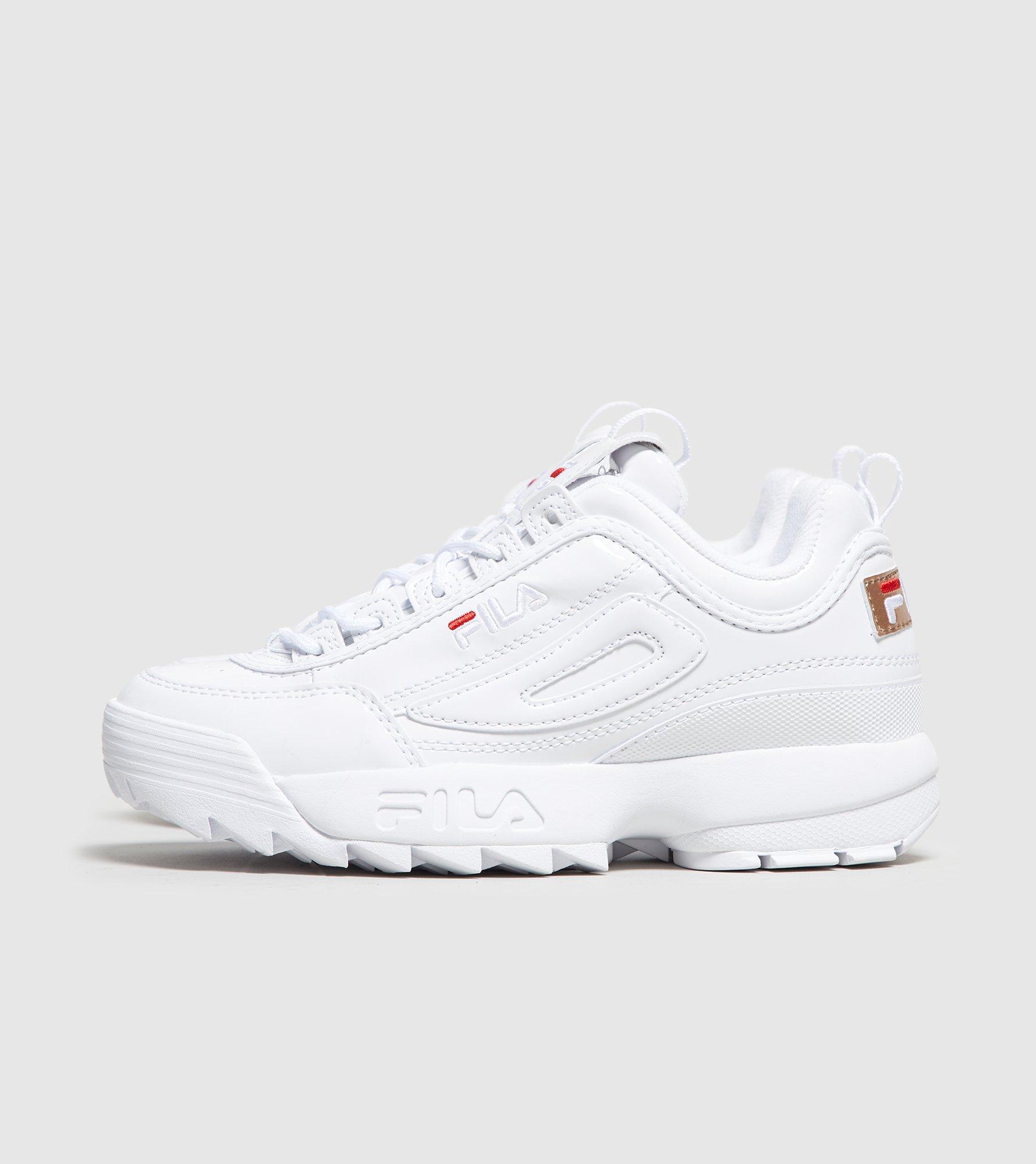 white fila disruptor women's