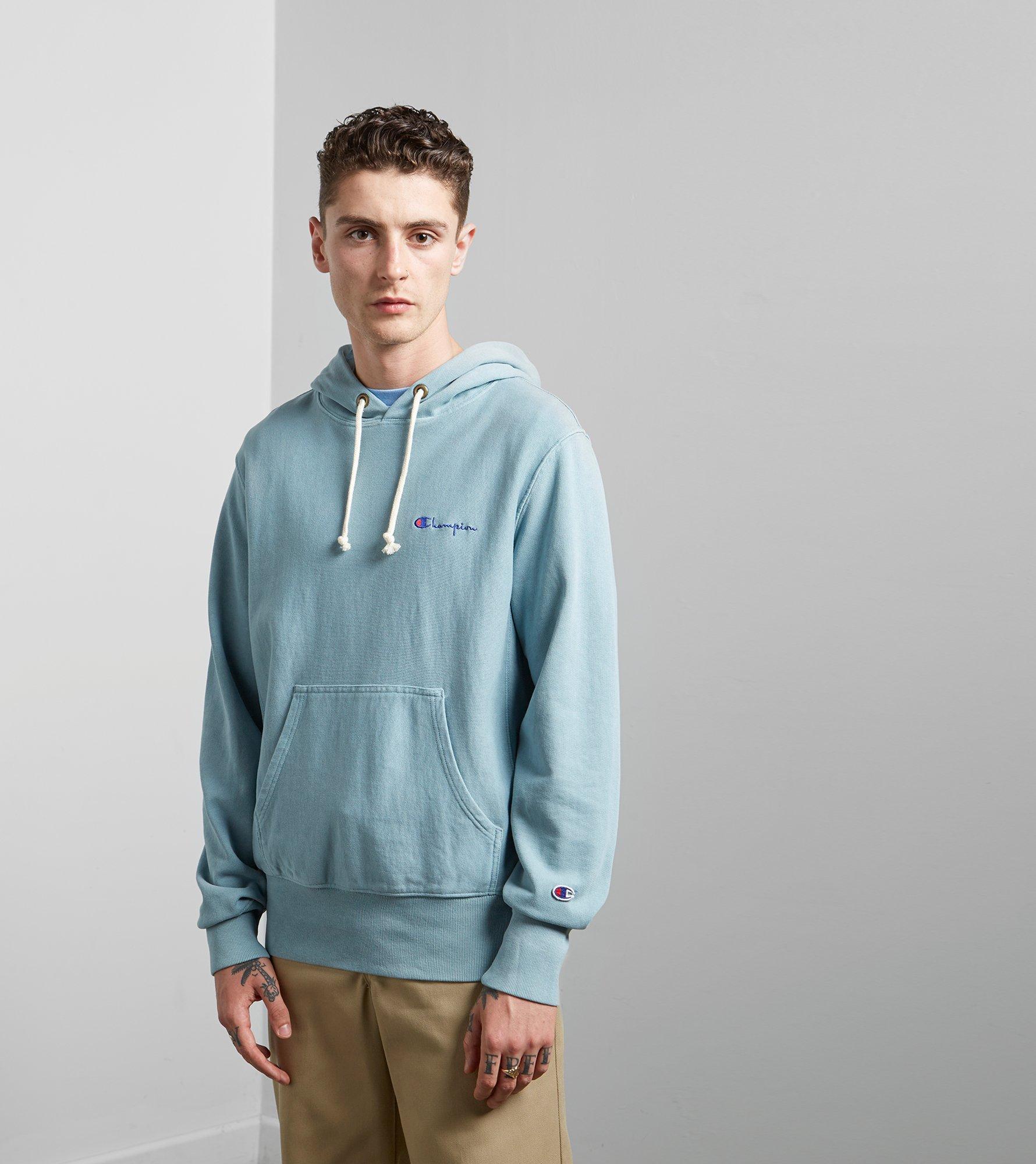 Lyst - Champion Garment Dyed Hoody - Size? Exclusive in Blue for Men