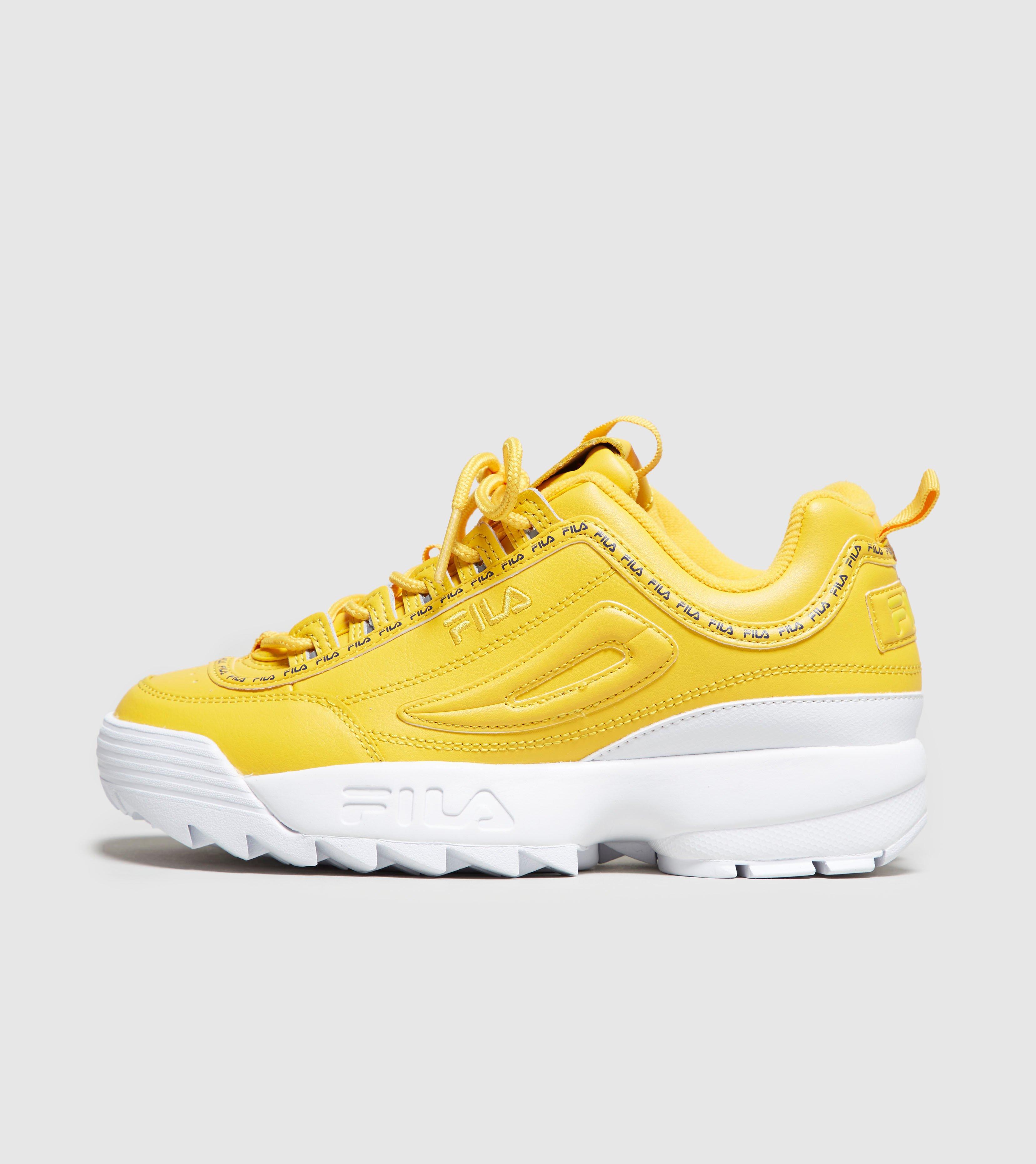 fila women's shoes yellow