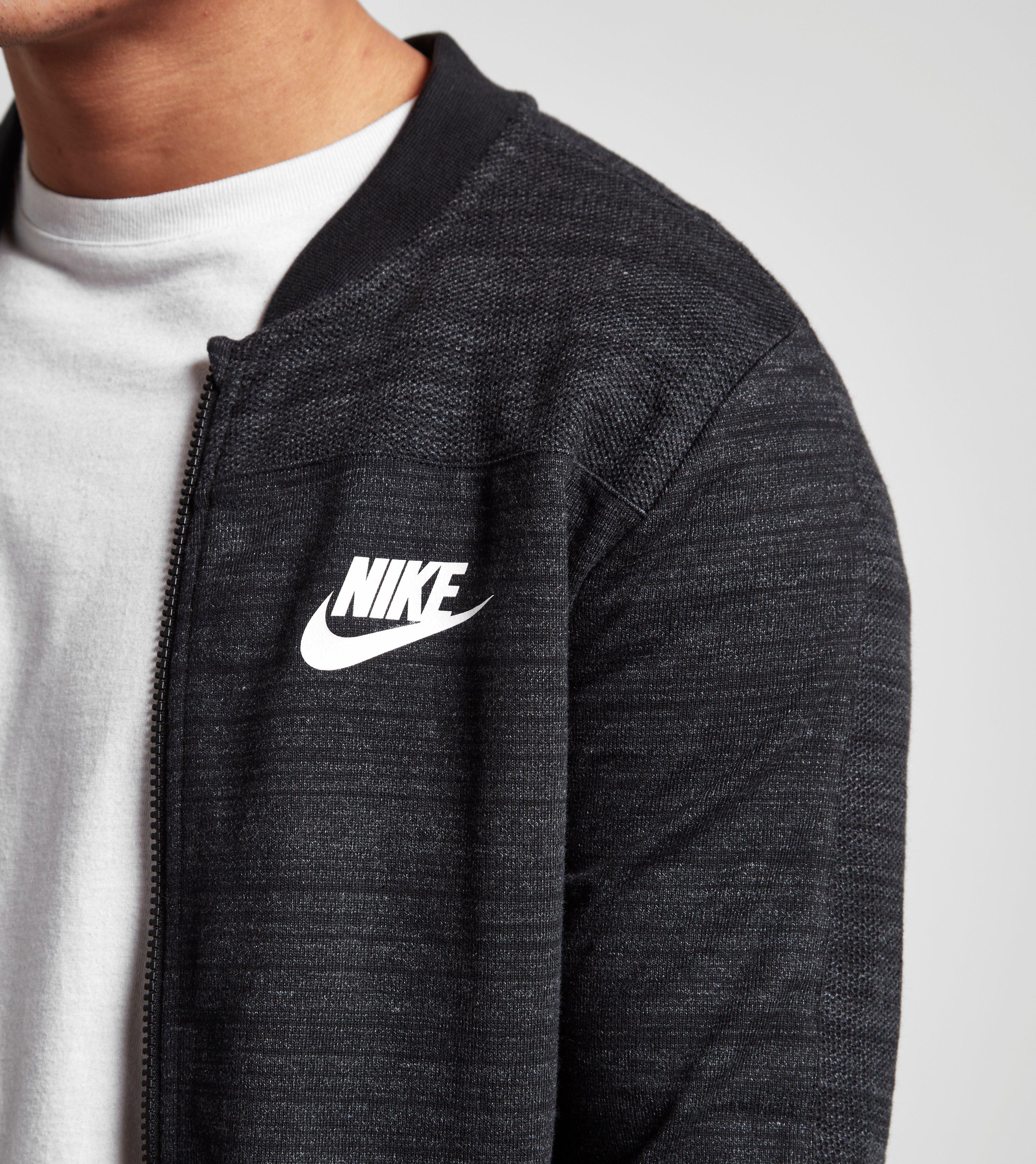Nike Advance Knit Track Top in Black for Men | Lyst