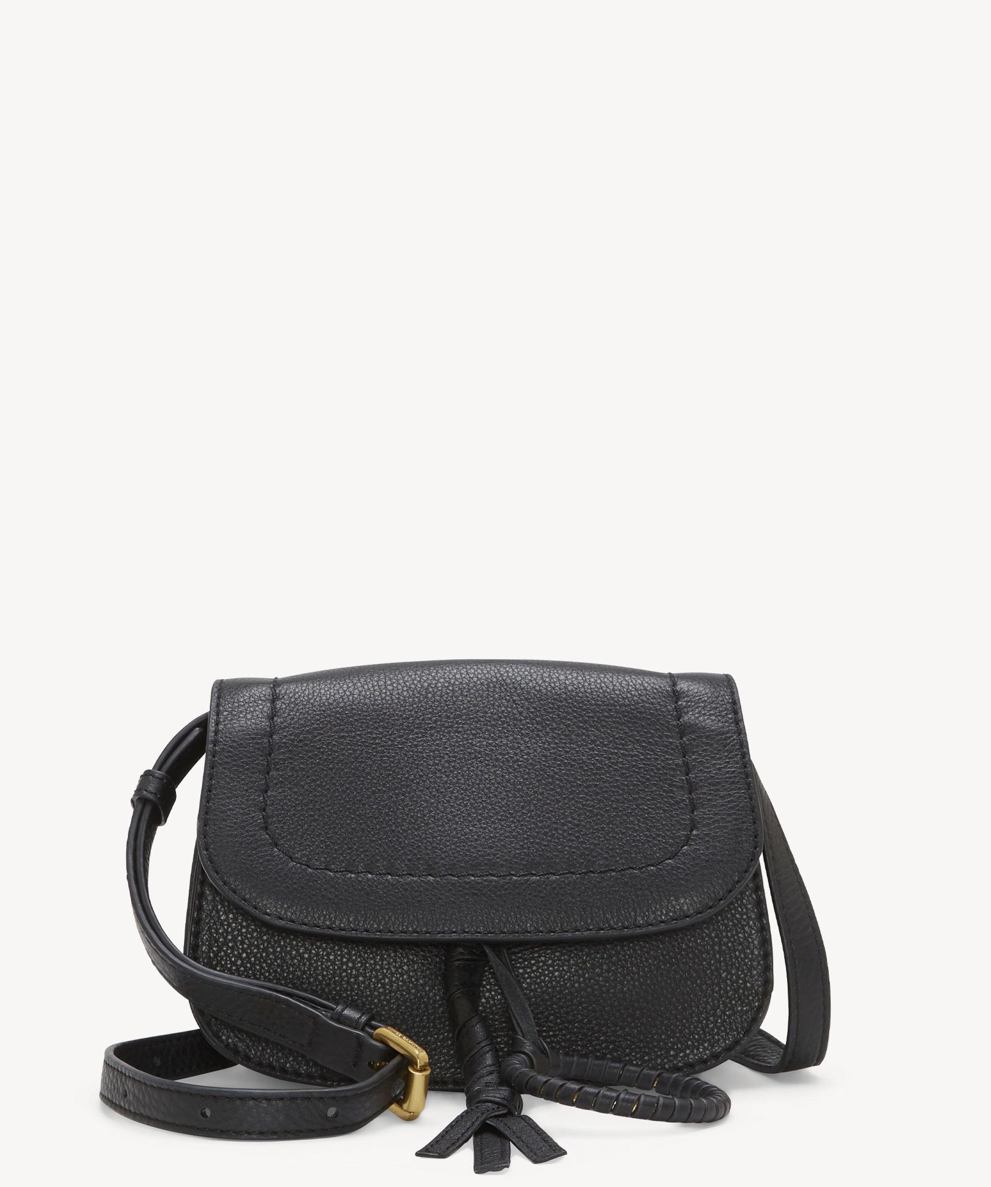 Vince Camuto Cory Belt Bag Leather Convertible Belt Crossbody in Black ...