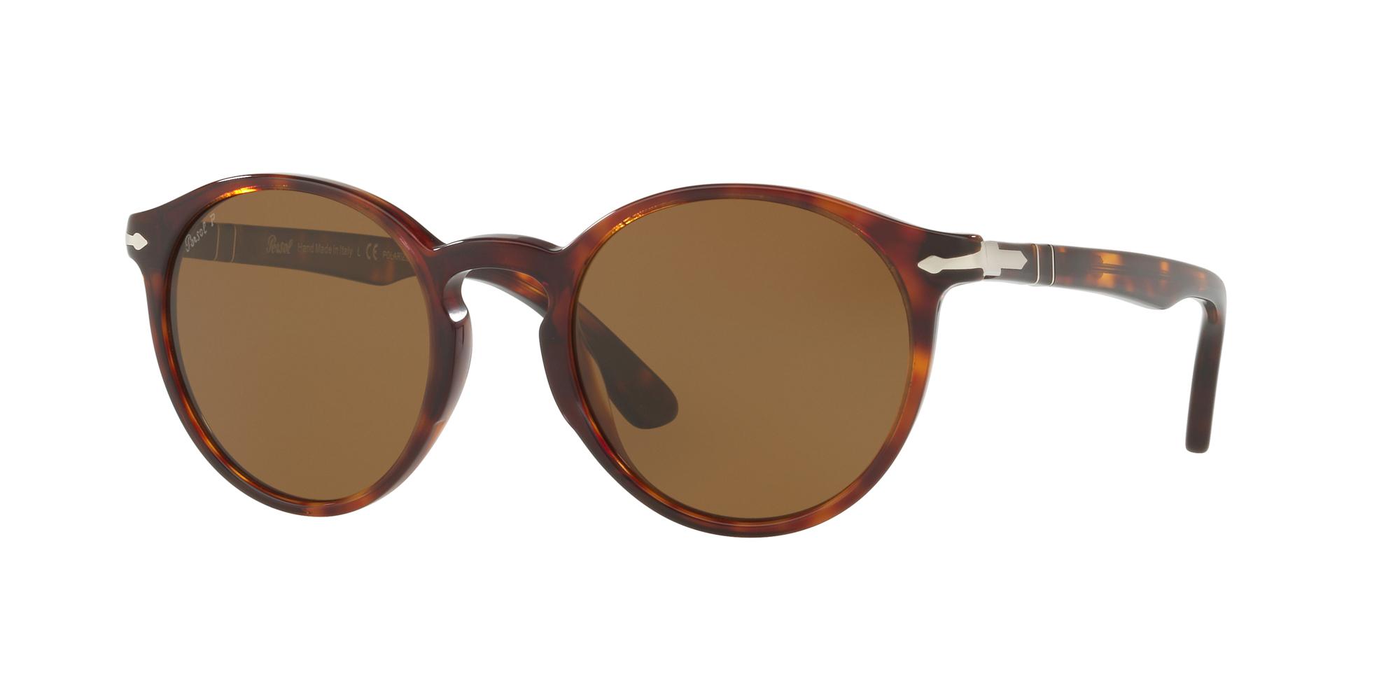 Persol 3171s P Round Sunglasses In Brown For Men Lyst