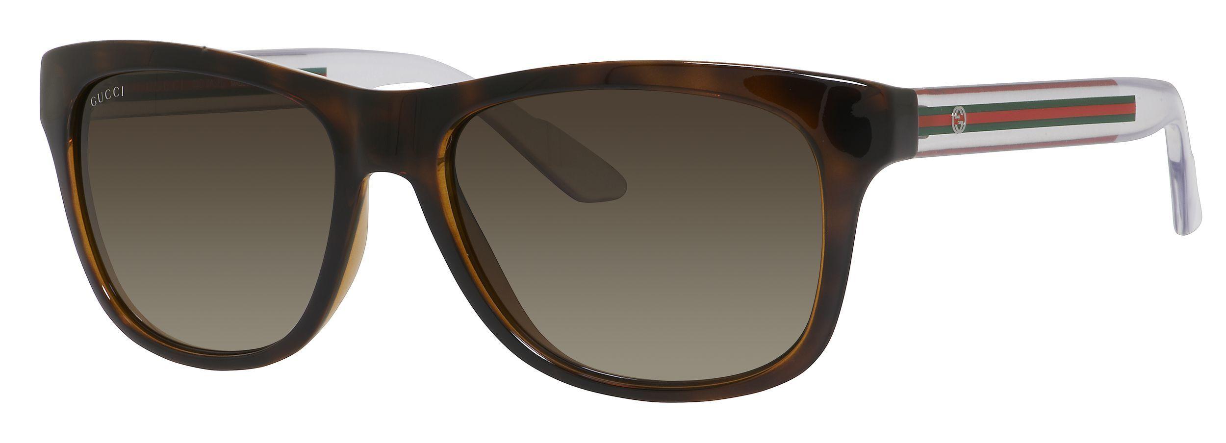 Gucci 3709 Wayfarer Sunglasses In Brown Lyst