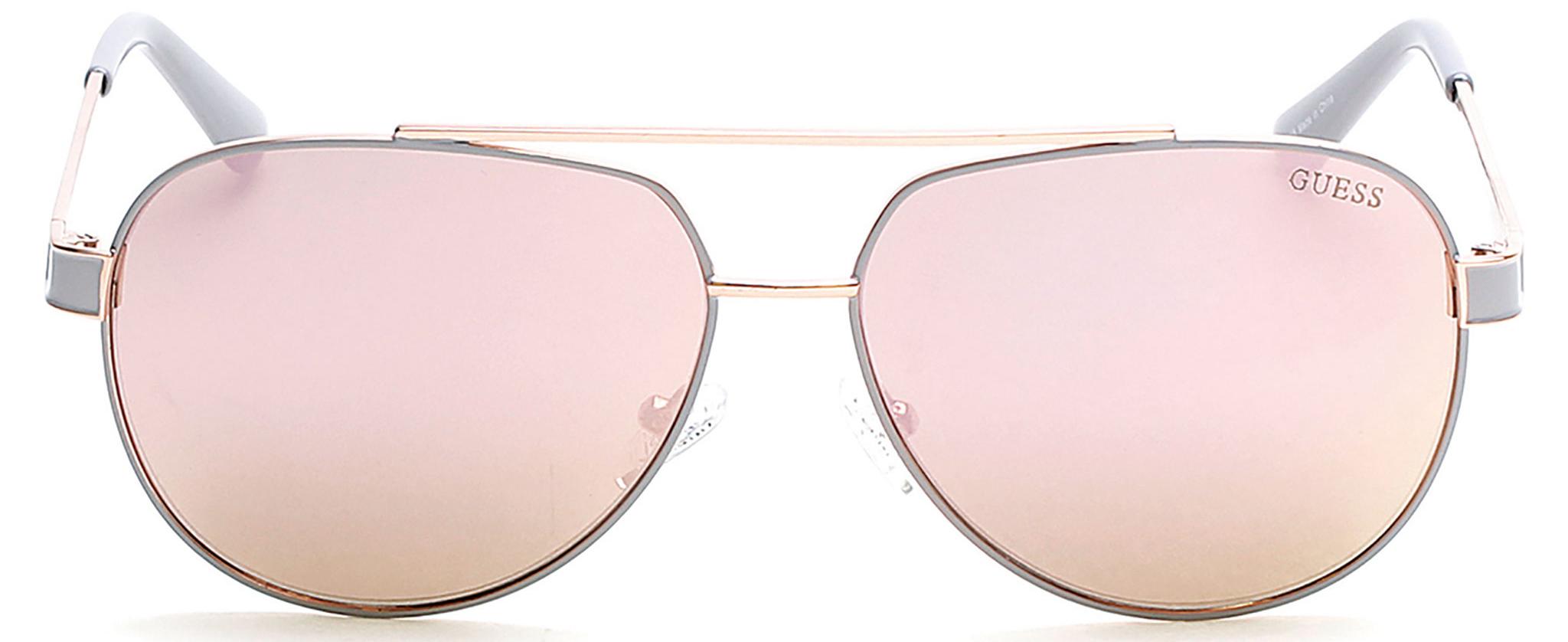 Guess 7460 Aviator Sunglasses in Pink - Lyst