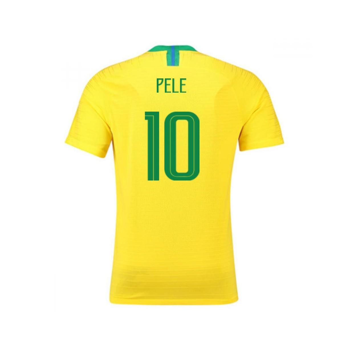 Lyst - Nike 2018-2019 Brazil Home Vapor Match Shirt (pele 10) Women's T Shirt In Yellow in Yellow