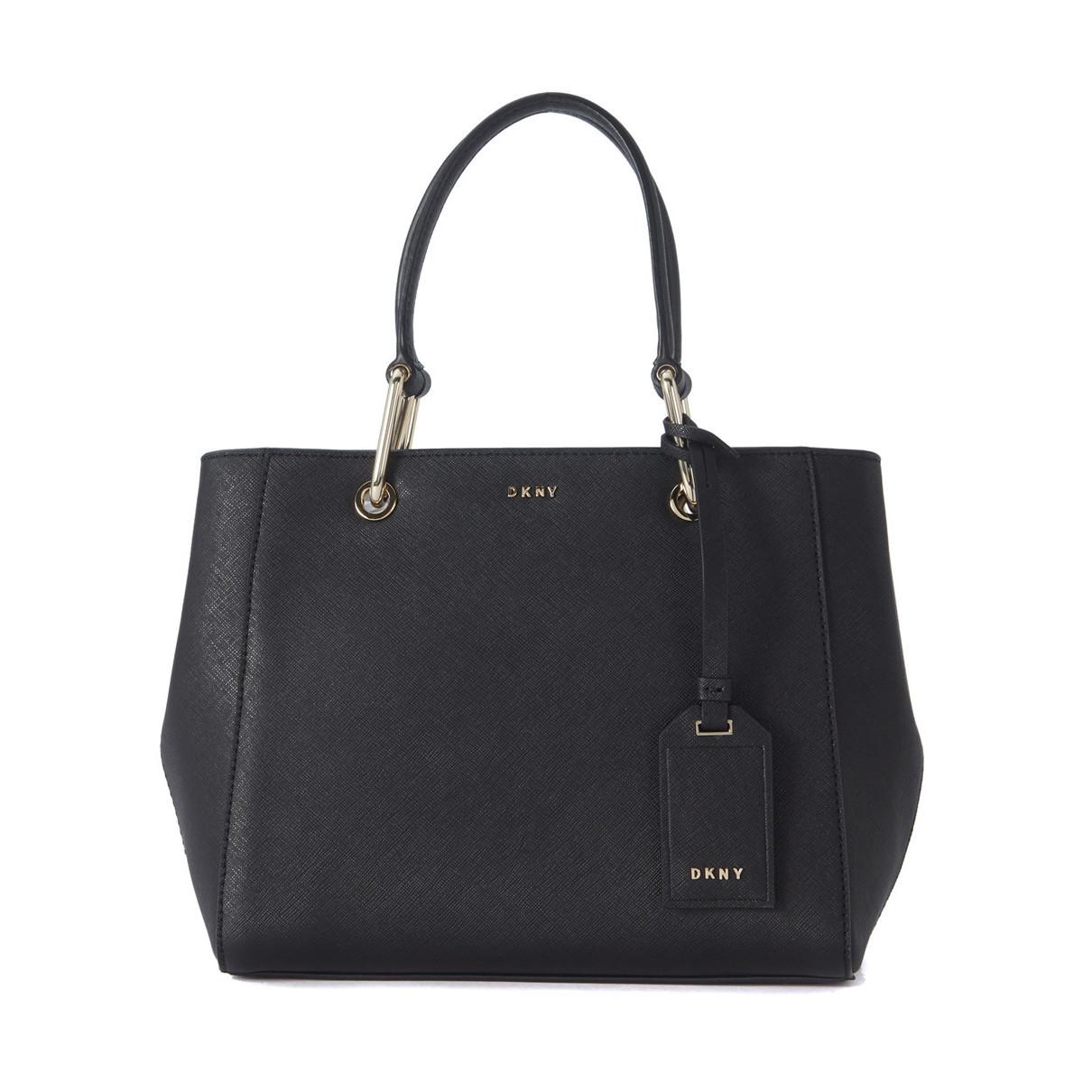 Lyst - Dkny Handbag Bryant Park Mini In Black Saffiano Leather Women's ...