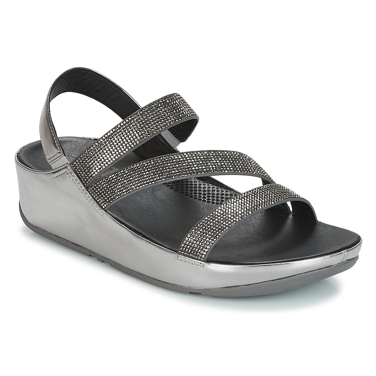 grey sandals